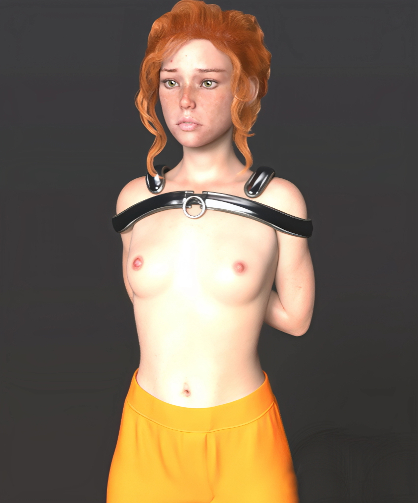 Prisoner trying out Armbinders