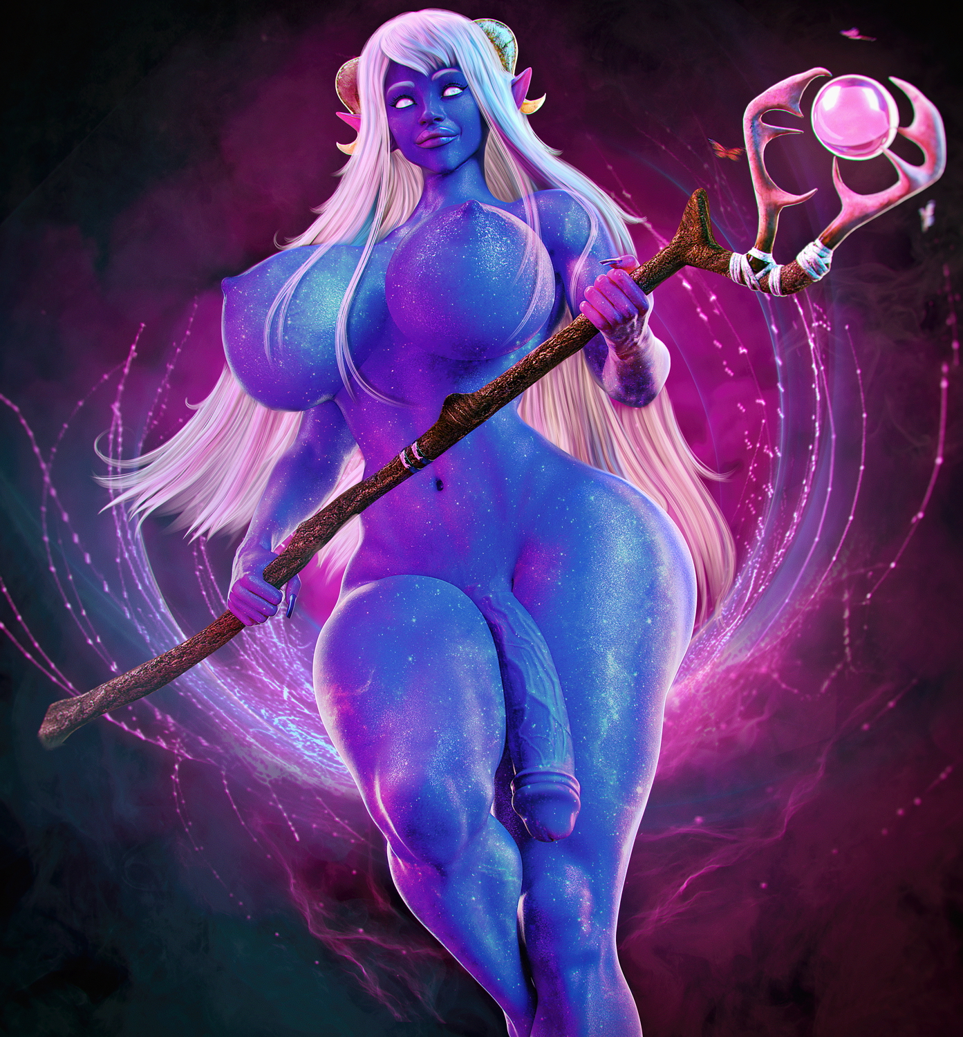 space futa girl  Futanari Boobs