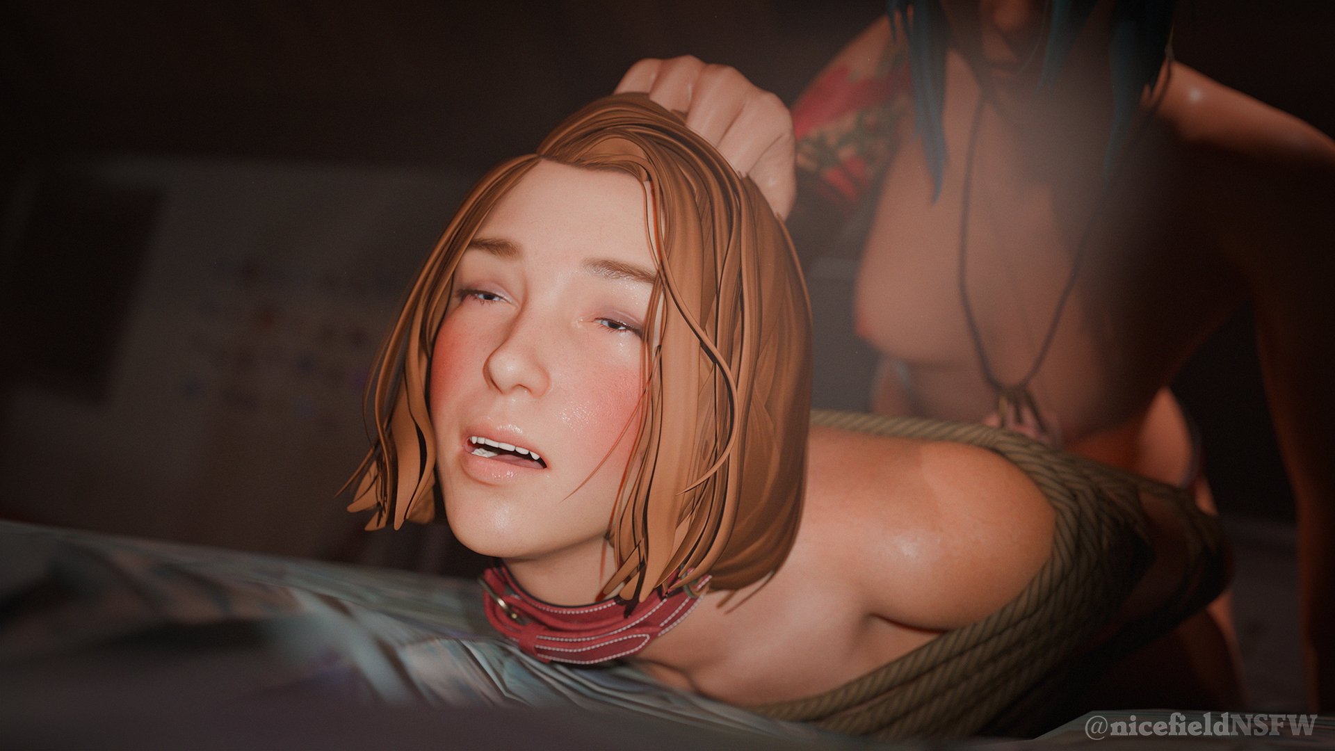 Max Caulfield as a rope bunny Life Is Strange Max Caulfield Chloe Price Bondage Bdsm Pricefield Rope Bondage Yuri Lesbian 4