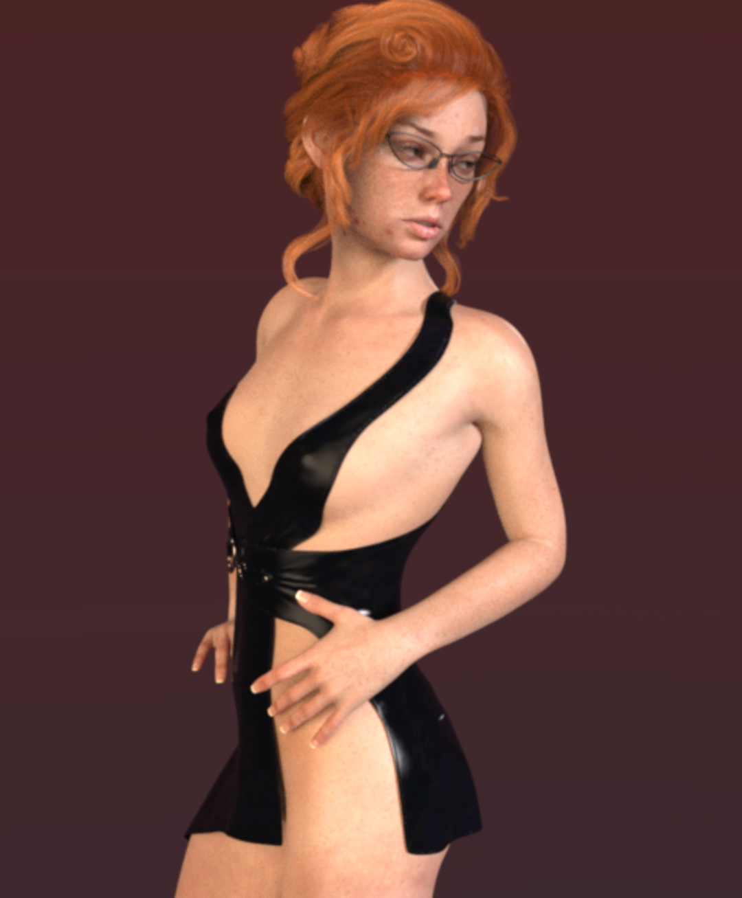 Azra  a sexy girl  posing sensually.