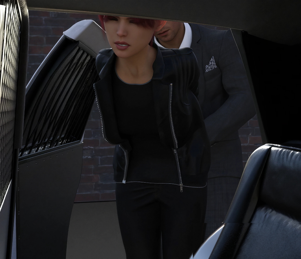 Jhon: SHUT UP!! Get in the car already!