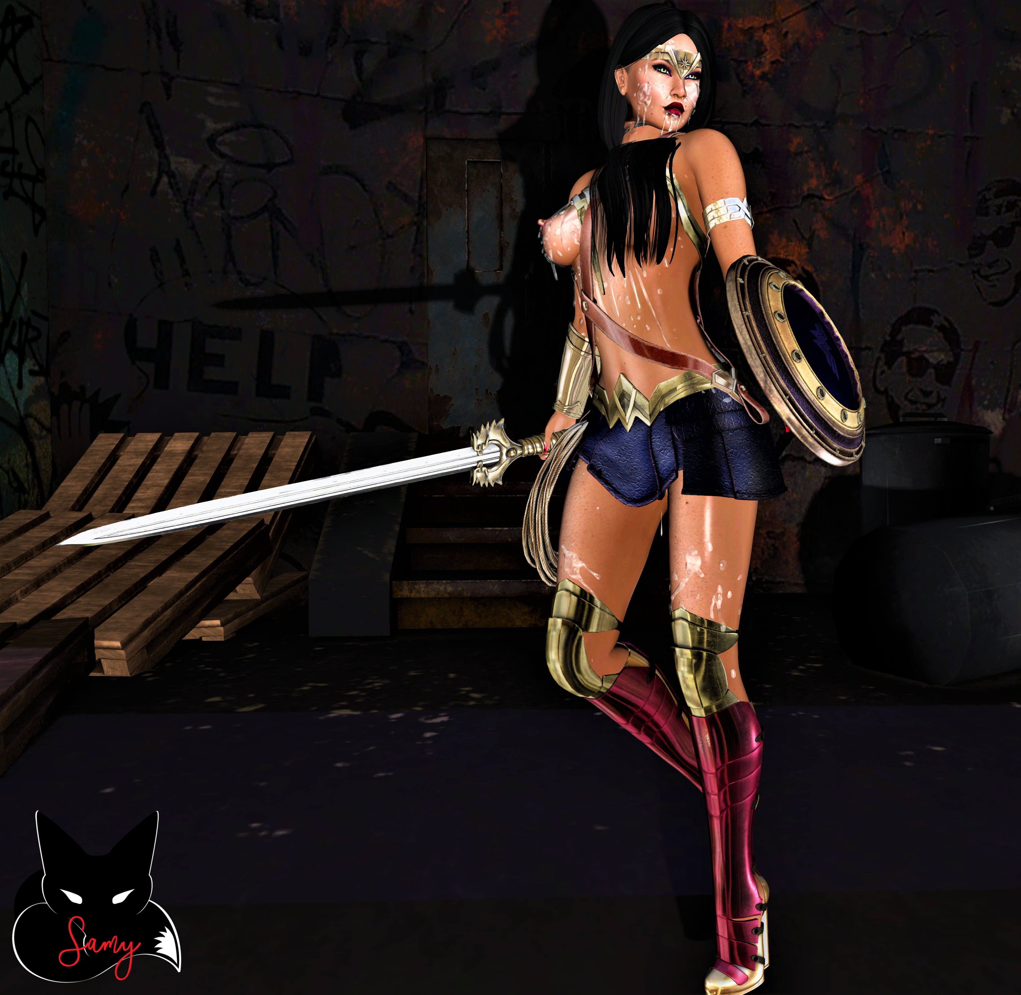 Old Shots on Second Life Spidergwen Marvel Dc Comics Supergirl Wonder Woman Iron Man Captain Marvel Power Girl Harley Quinn Catwoman Dc Second Life Nakedfemale Cum Covered Cum Drip 12
