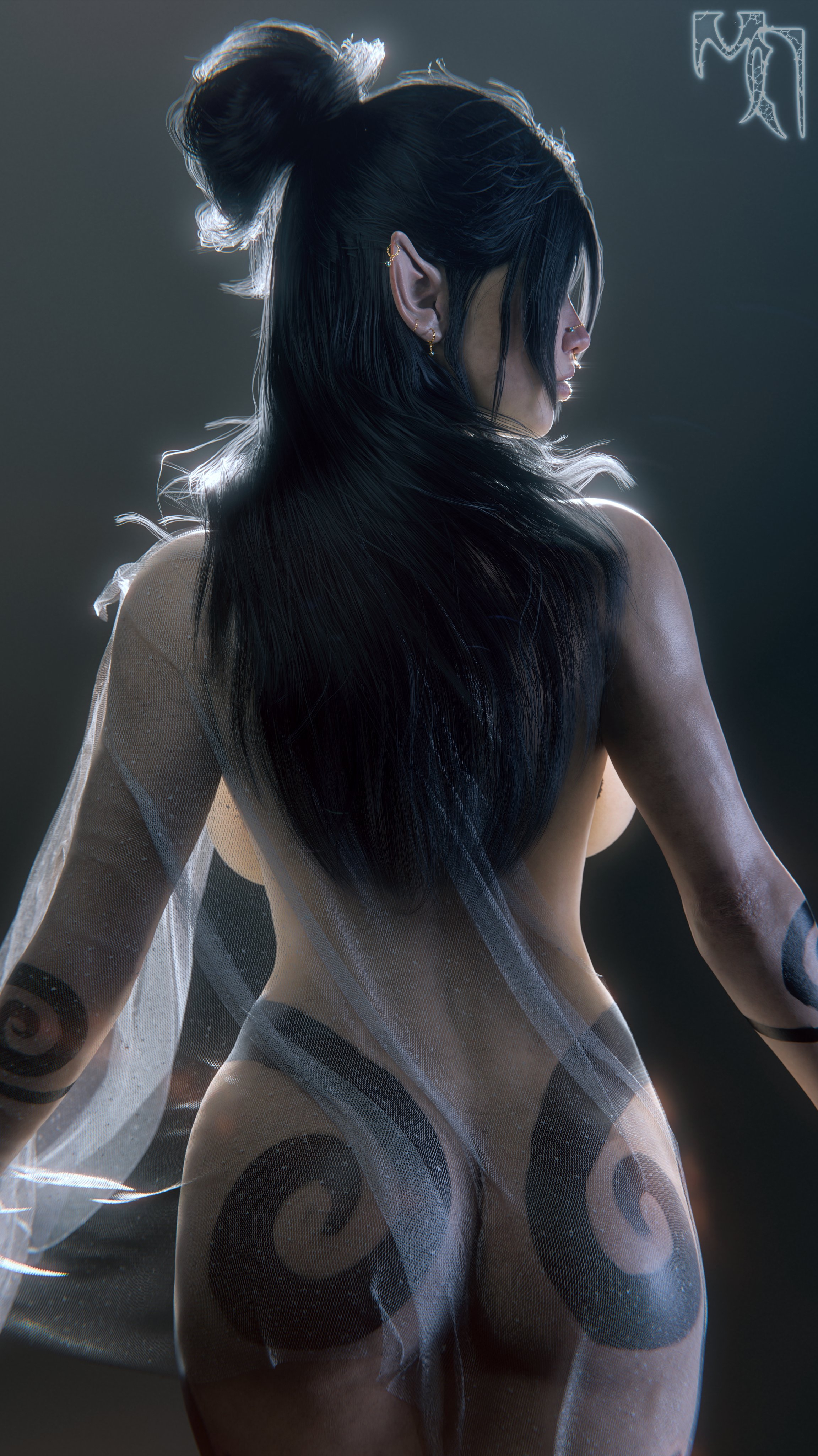 Tulle  Elf Fantasy Dark Fantasy Magic Magic Eyes Blender Cycle 3