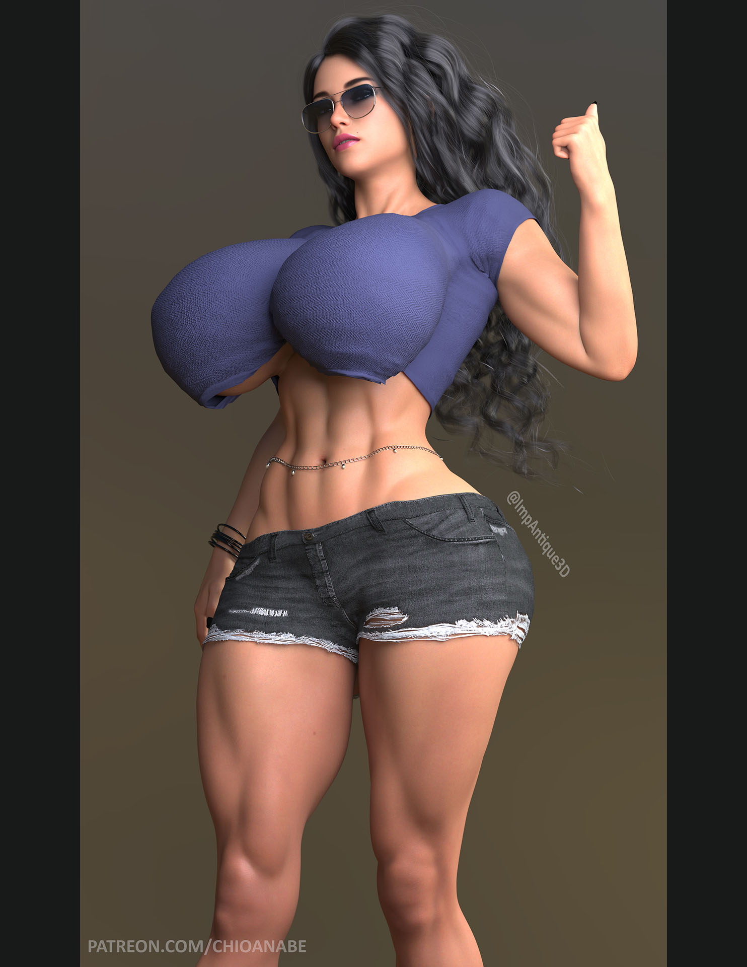Proxy Pinup 21  Big Tits Abs