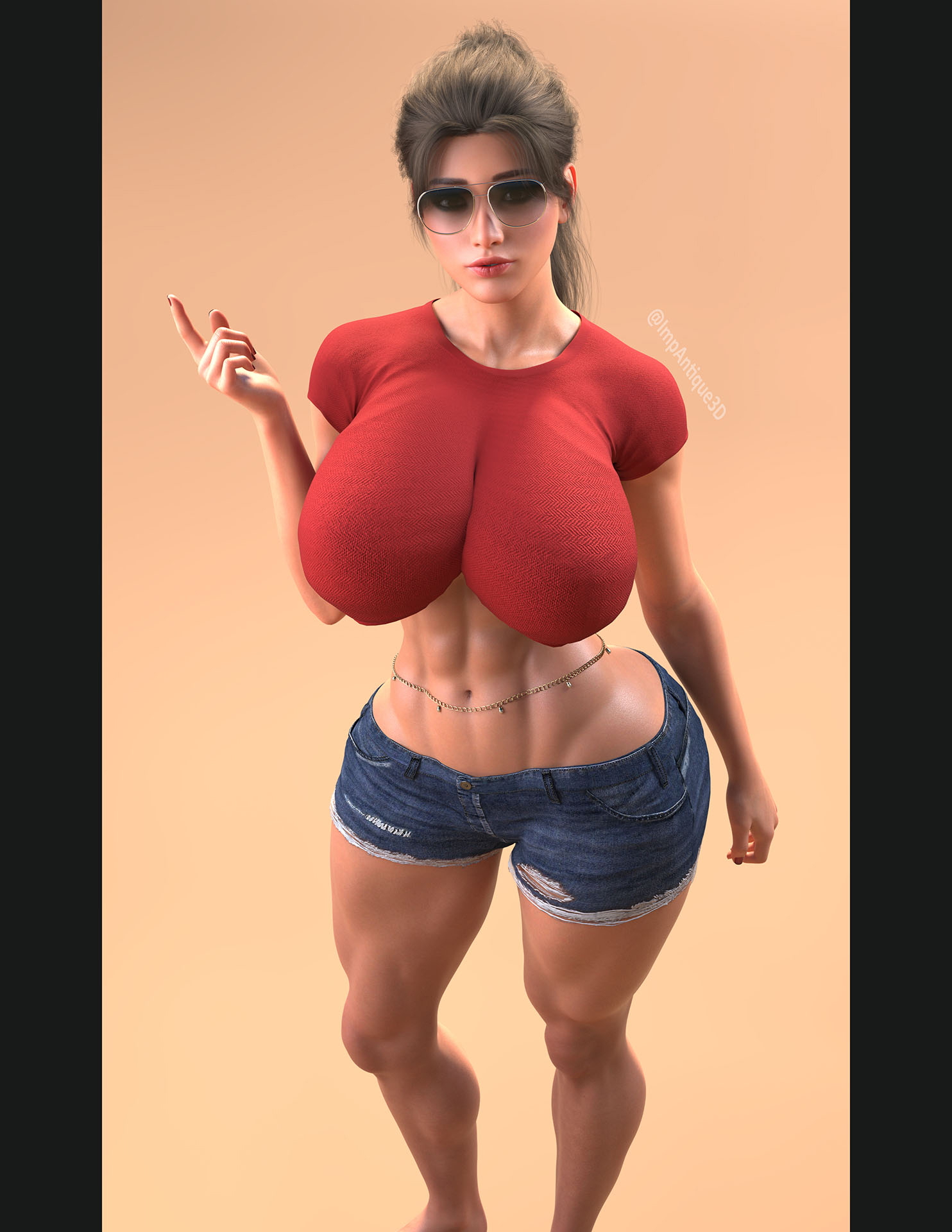 Kendra (Fem) Pinup 04  Abs