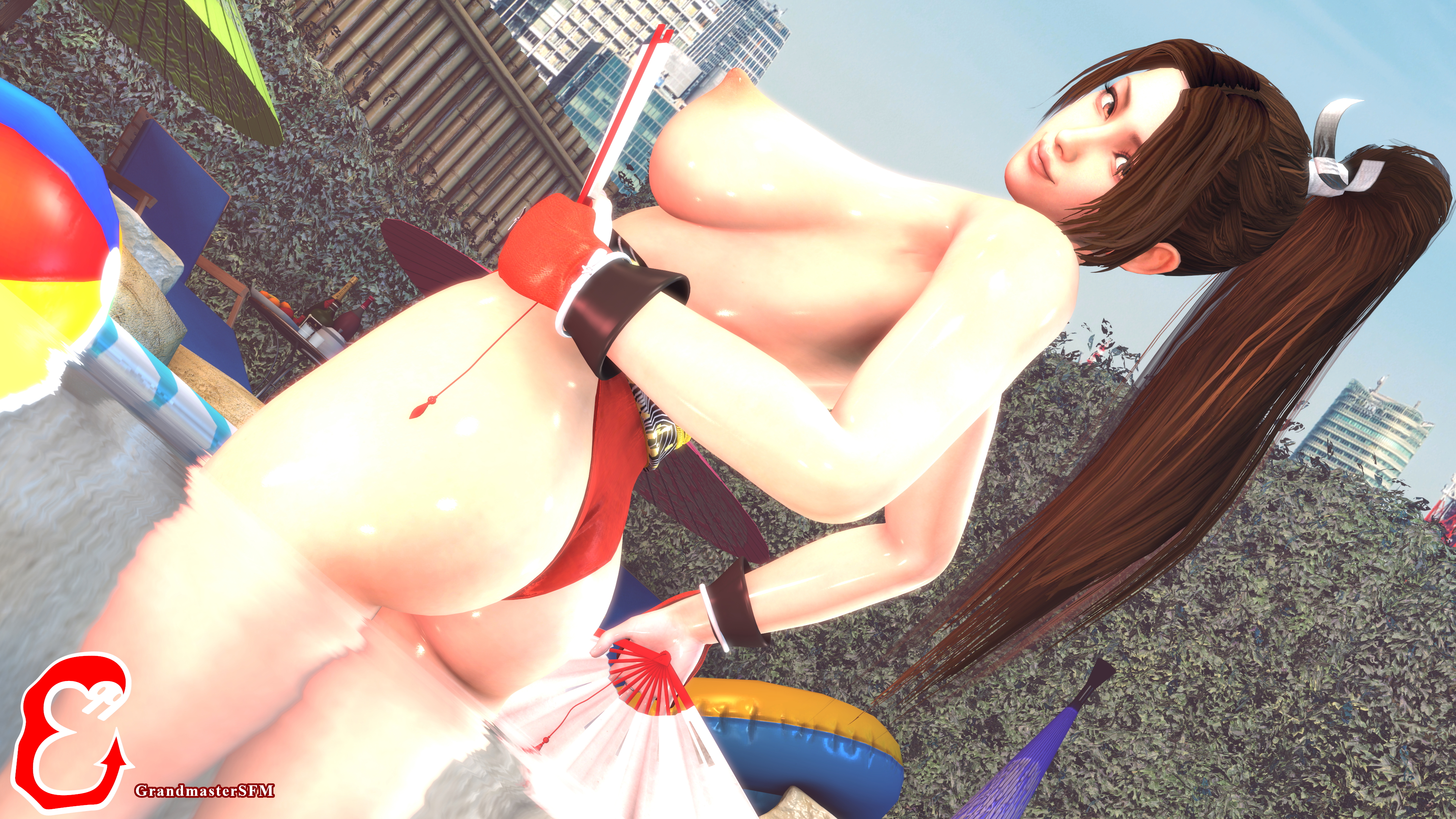 Mai s Fat Ass Mai Shiranui Fatal Fury Dead Or Alive Kof Source Filmmaker Sfm 3
