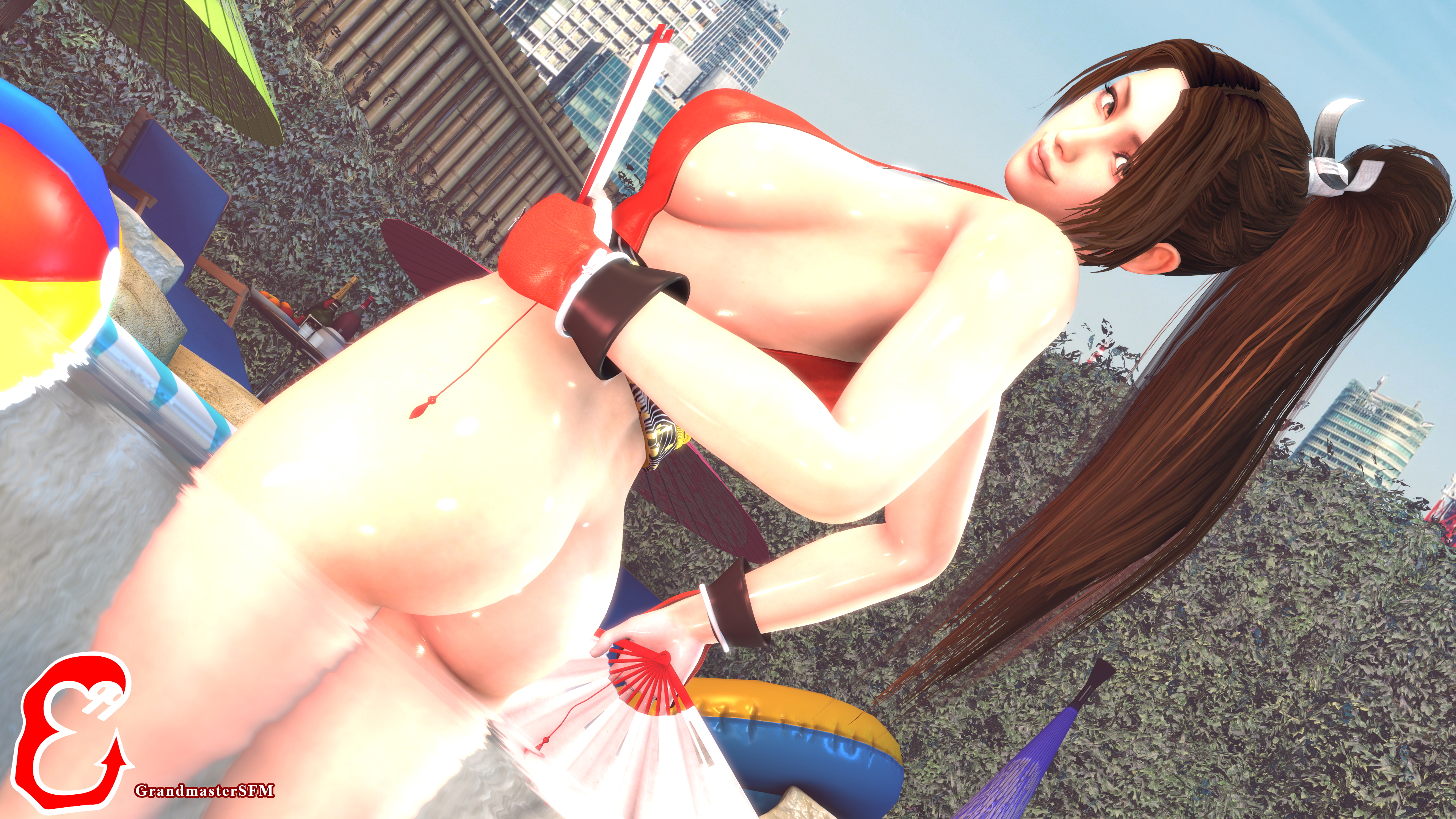 Mai s Fat Ass Mai Shiranui Fatal Fury Dead Or Alive Kof Source Filmmaker Sfm 7