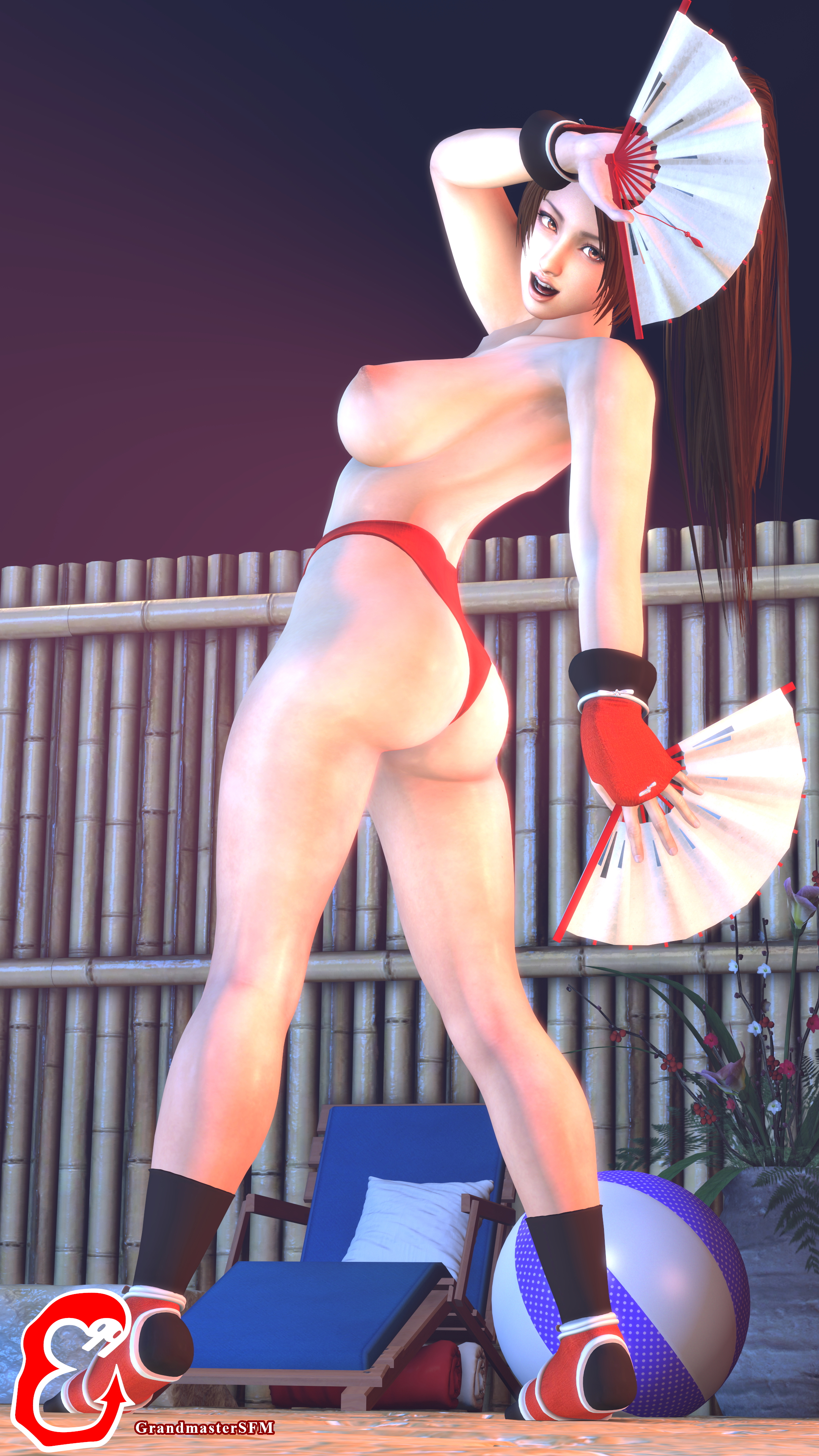 Fantastic Booty Mai Shiranui Fatal Fury Doa Dead Or Alive Kof King Of Fighters Source Filmmaker Sfm 2