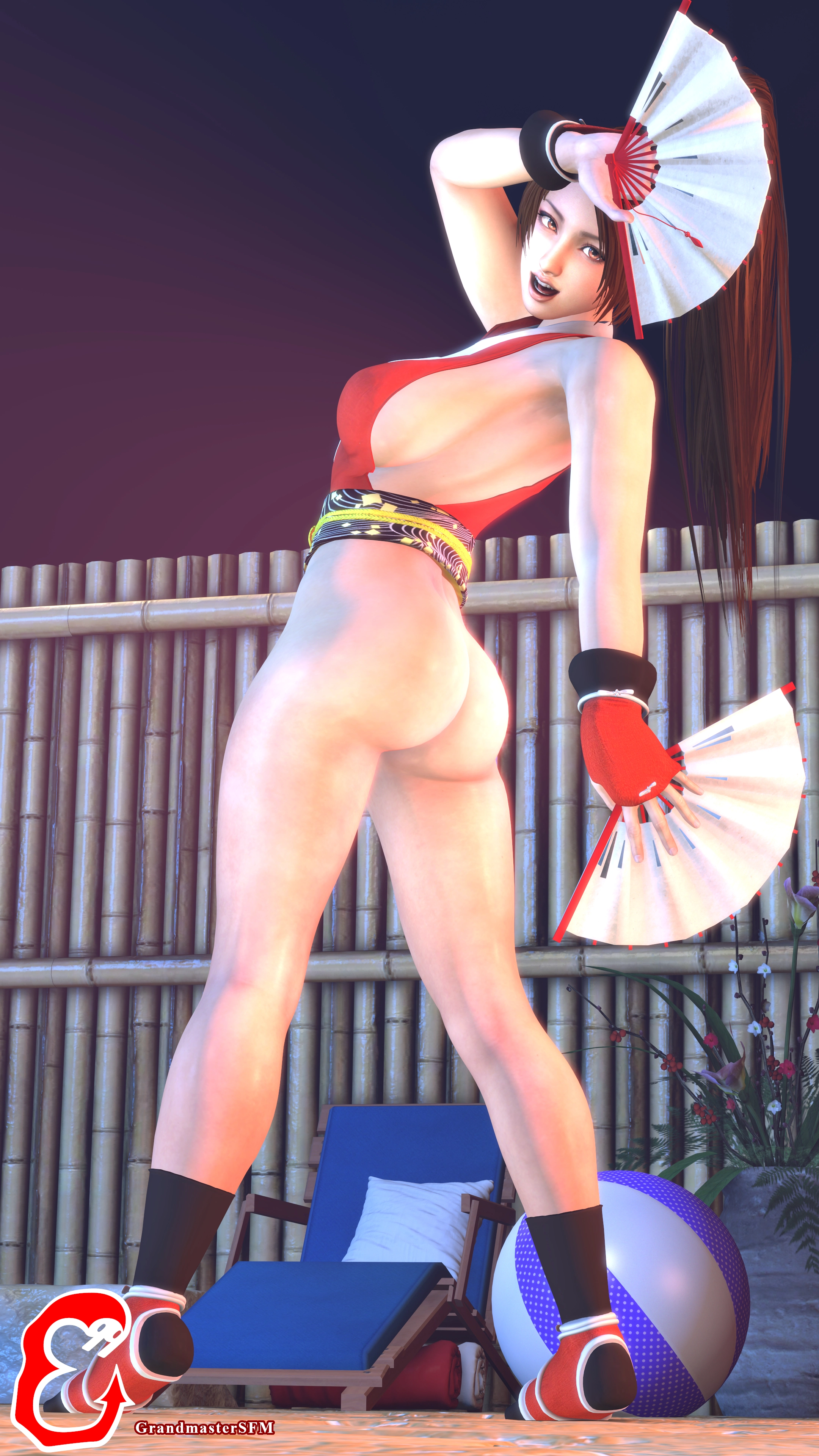 Fantastic Booty Mai Shiranui Fatal Fury Doa Dead Or Alive Kof King Of Fighters Source Filmmaker Sfm 3
