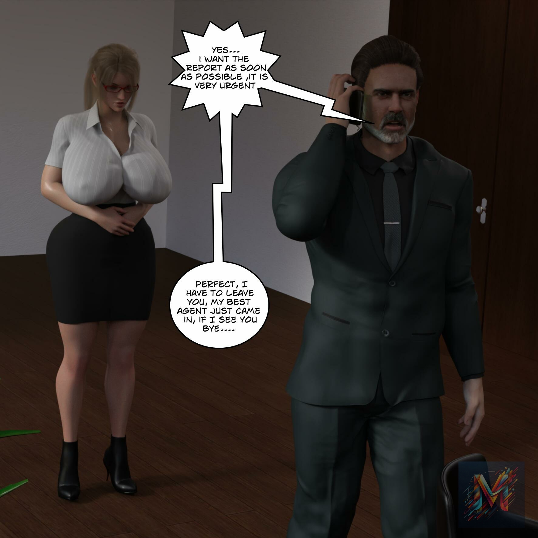 SPY GAME CHAPTER 01  Original Series Cheating Big Breasts Big Ass Muscle Bondage Vaginal Penetration 4