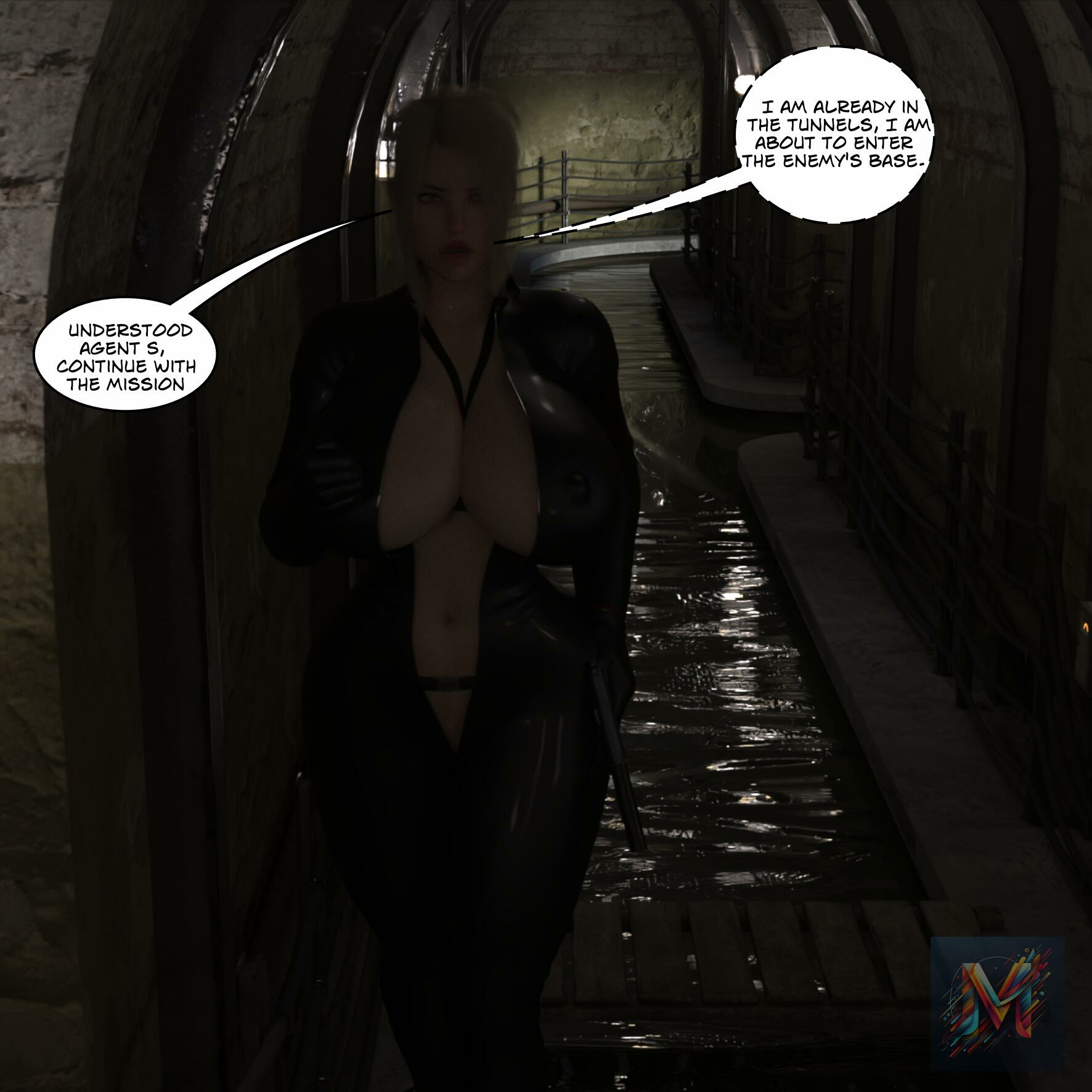 SPY GAME CHAPTER 01  Original Series Cheating Big Breasts Big Ass Muscle Bondage Vaginal Penetration 14