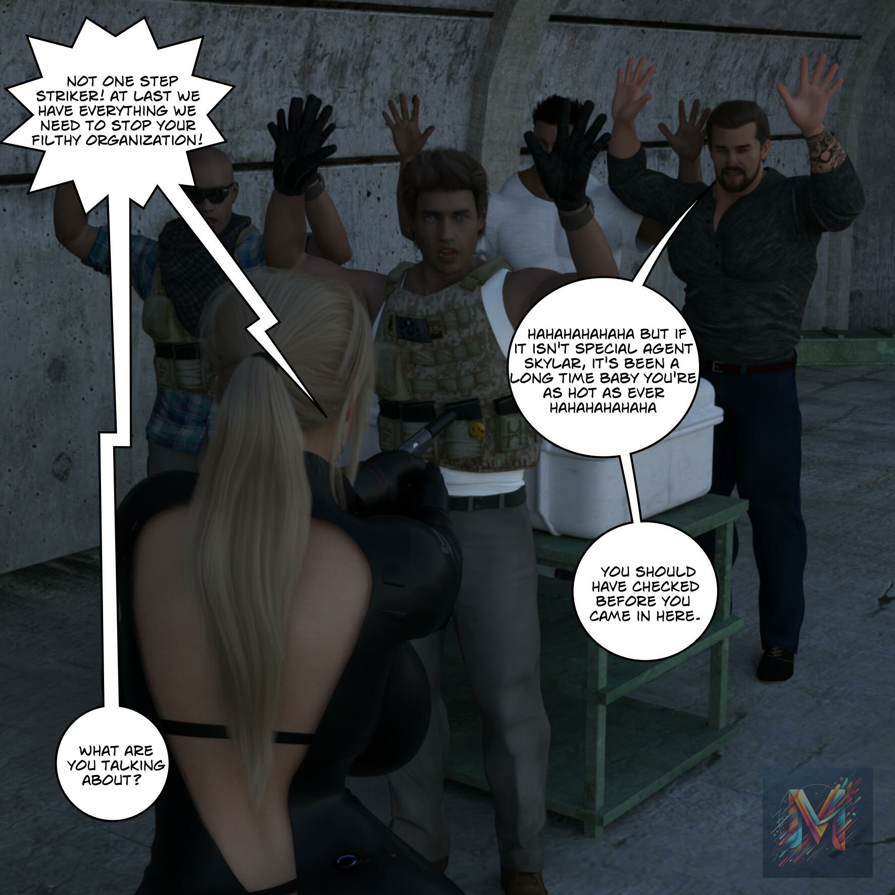 SPY GAME CHAPTER 01  Original Series Cheating Big Breasts Big Ass Muscle Bondage Vaginal Penetration 23