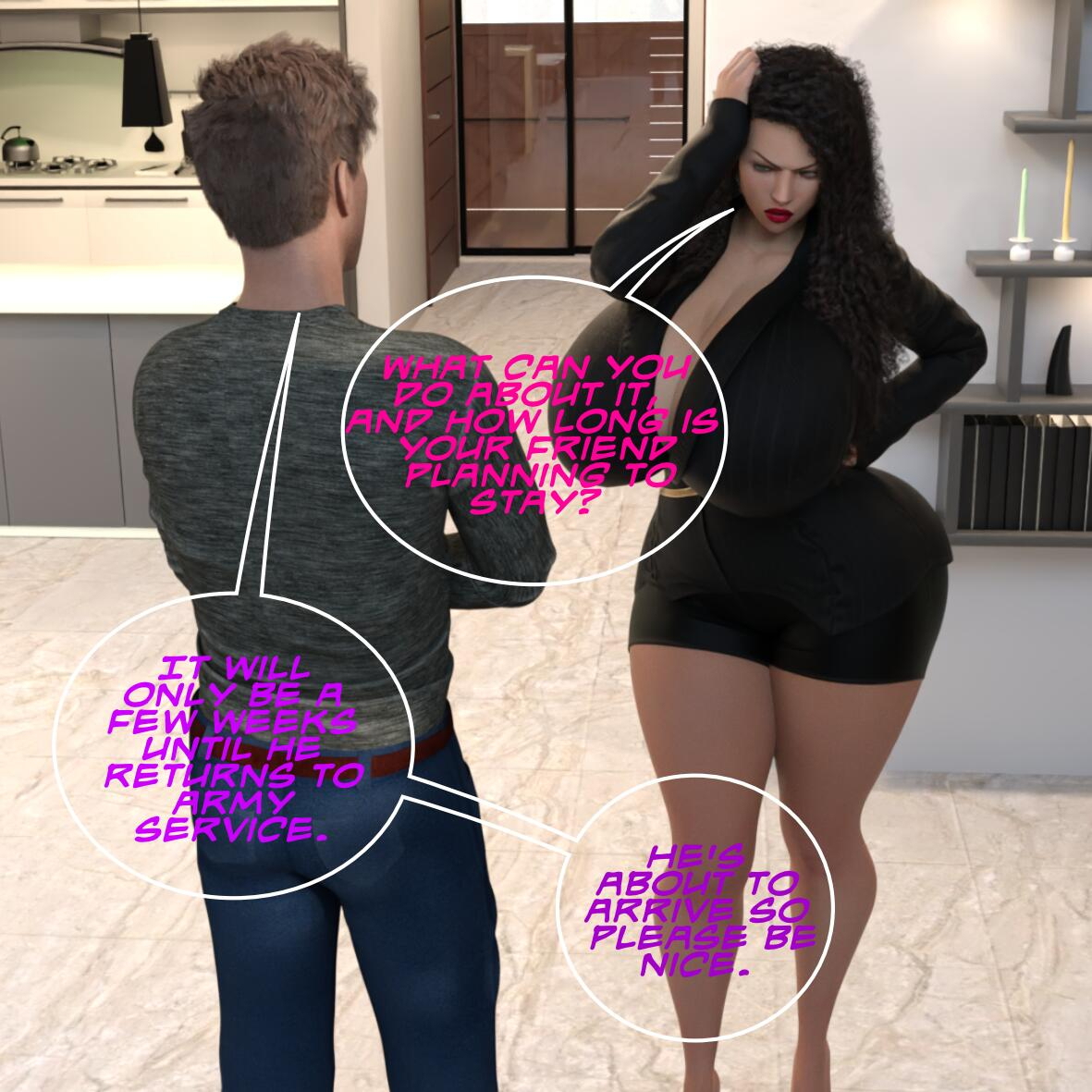 Taming an unbreakable Wife Chapter 01  Big Ass Big boobs Muscle Original Character Original Series Cheating Netorare Comic Nsfw Big Dick Bondage 4