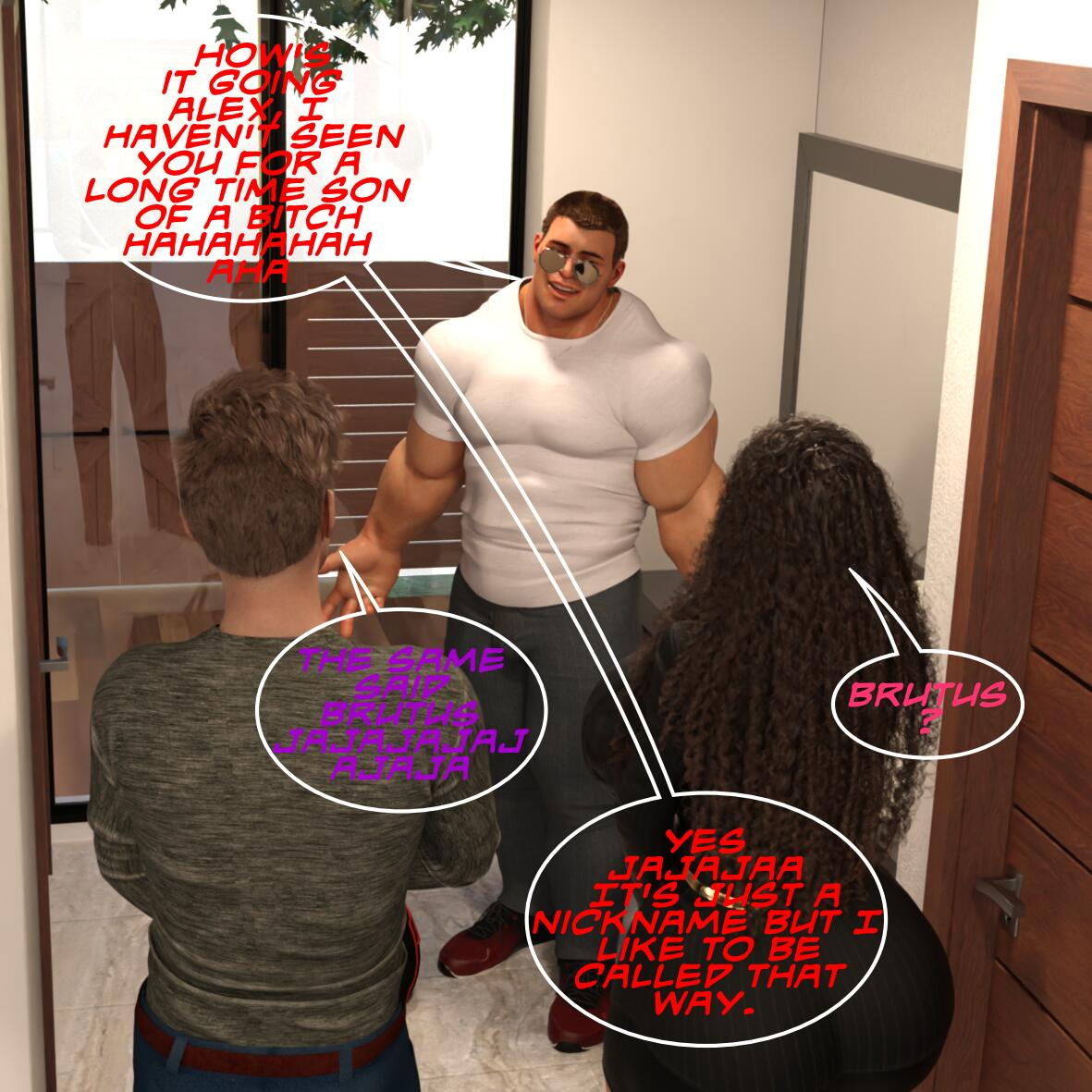 Taming an unbreakable Wife Chapter 01  Big Ass Big boobs Muscle Original Character Original Series Cheating Netorare Comic Nsfw Big Dick Bondage 5