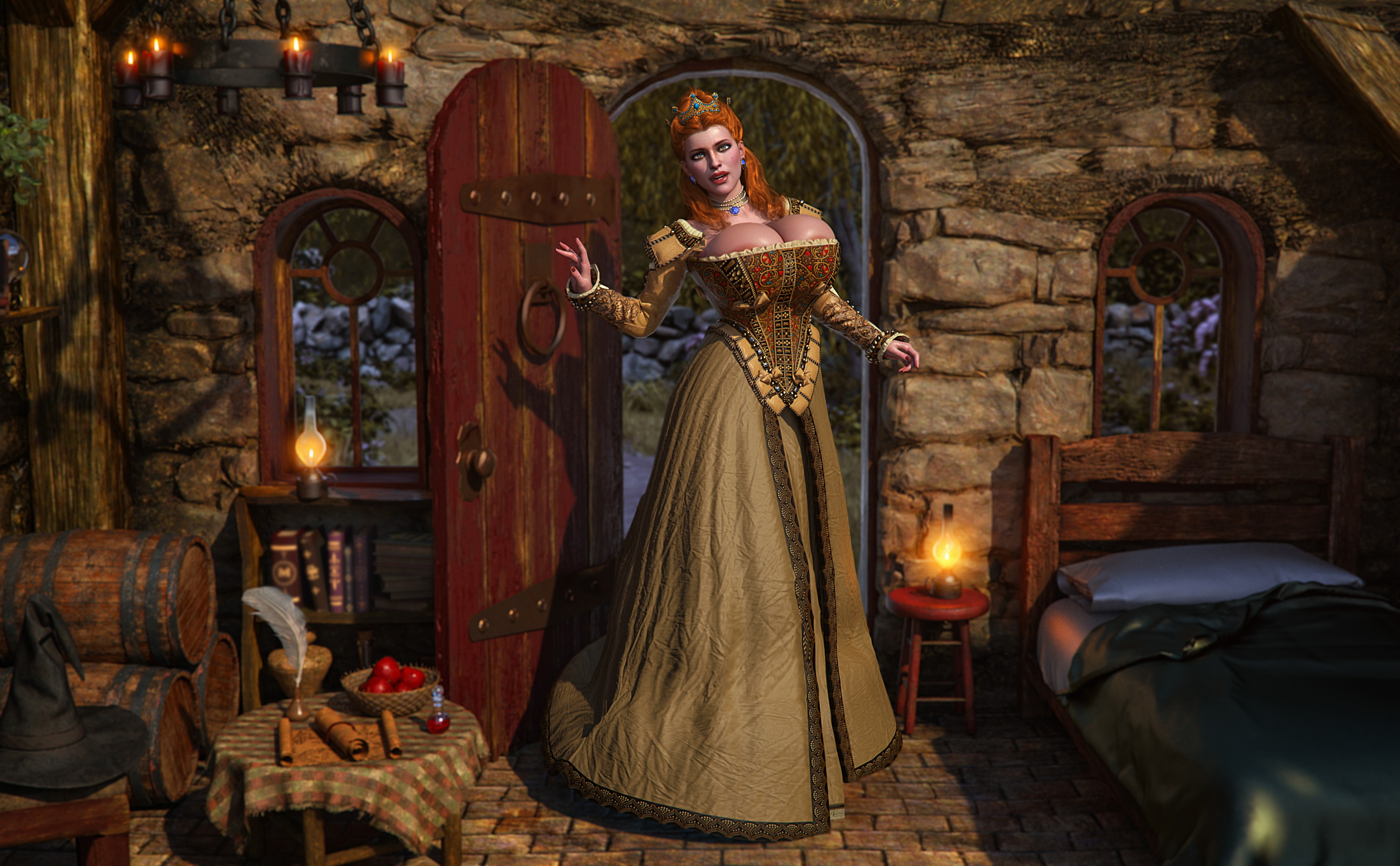 The Witcher: Blood of the Moon and Flesh of the Empire The Witcher 3 The Witcher Ciri (The Witcher) Yennefer di Vengerberg Triss Merigold Anna Henrietta Big Tits Big boobs Big Ass Big Dick Comic Futanari Futa Futa On Female Futa On Futa Bimbo 2