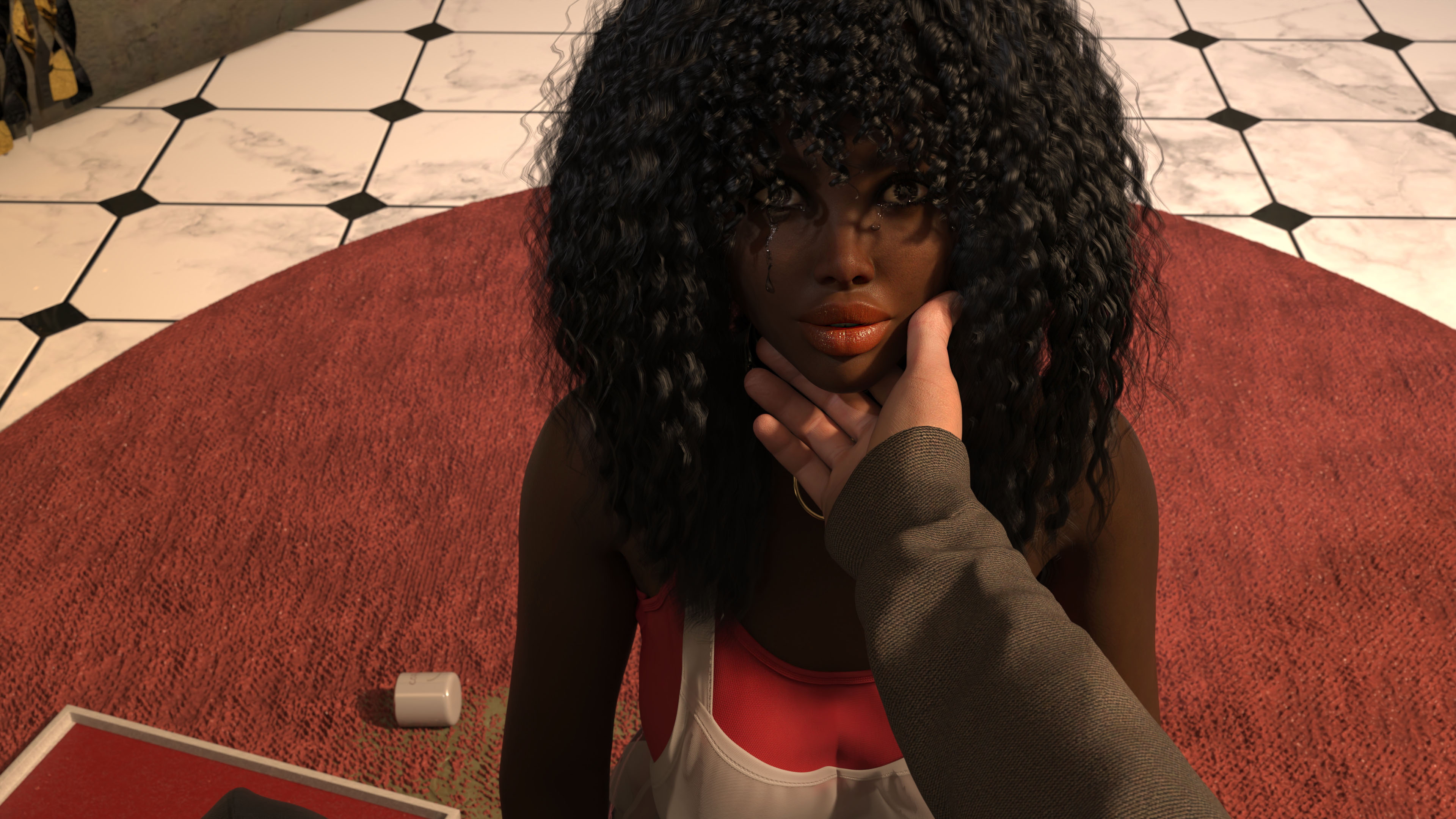 Zoe  Bdsm Dominant Dark Skin Female 3d Porn