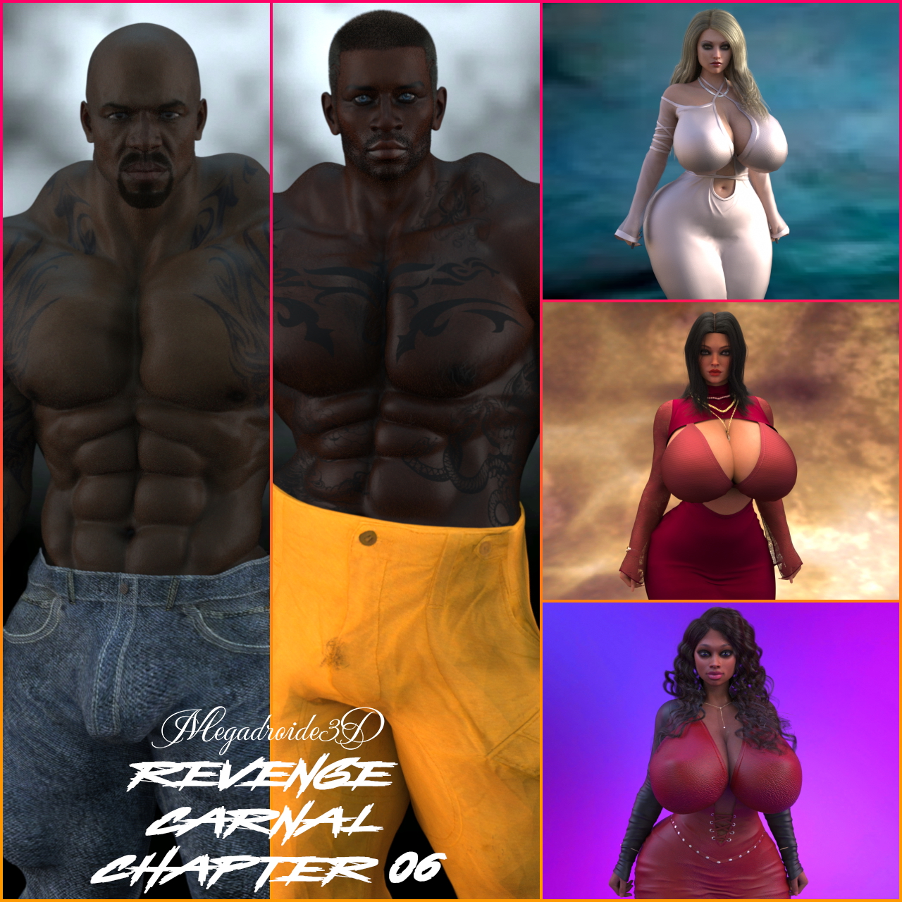 REVENGE CARNAL CHAPTER 6 - COMPLETE (EARLY ACCESS)  Big Tits Big Ass Muscle Tattoo Interracial Harem Original Character Original Series Cheating