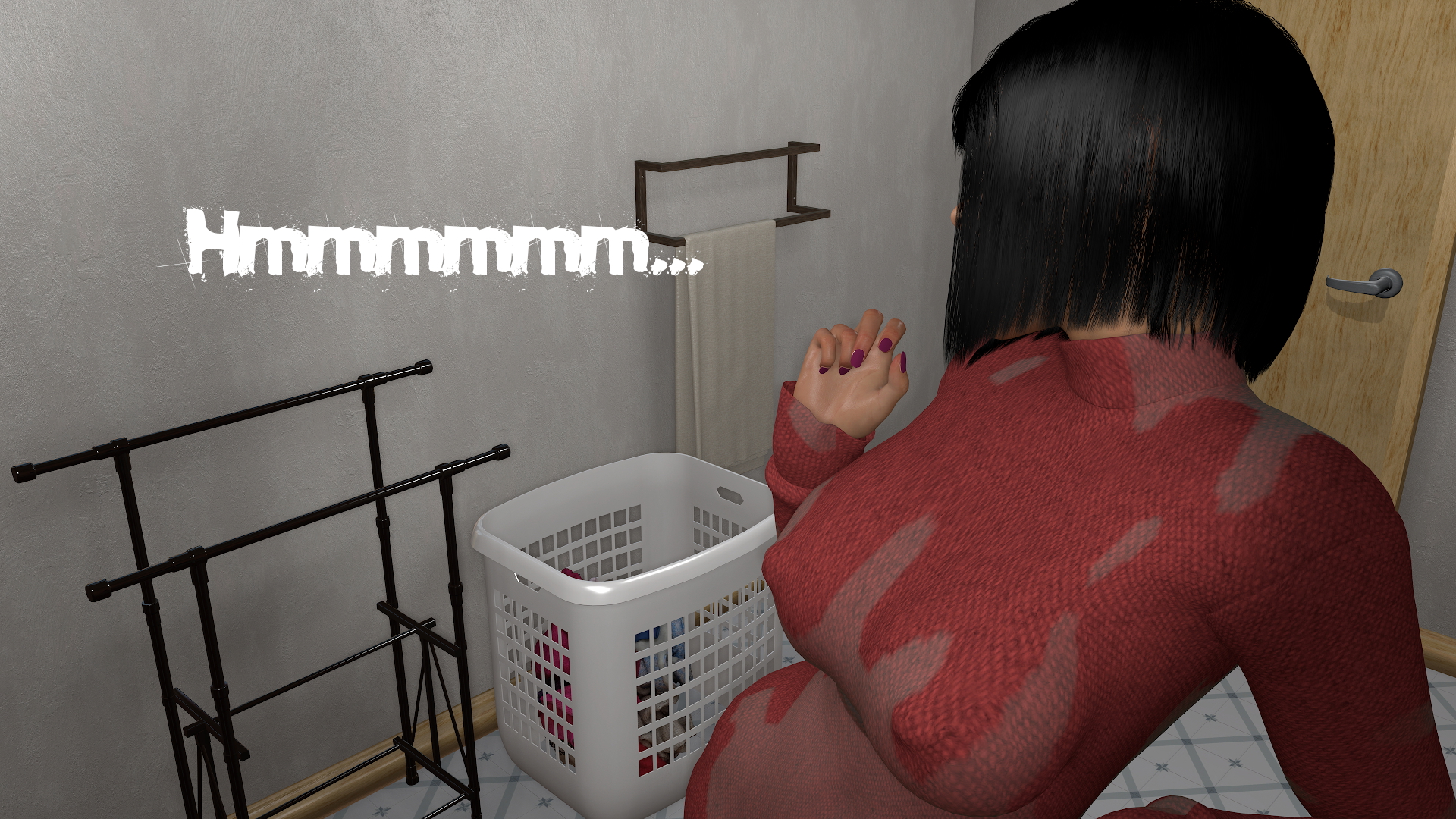 Dirty Laundry  Milf 3d Porn Big Tits Big Cock Cum Covered Stuck Rough Sex Doggy Style Deep throat Cunnilingus Cum In Throat 11