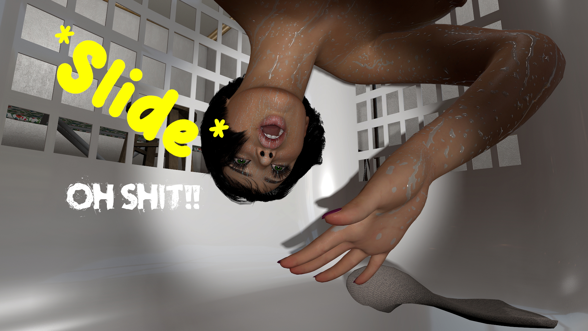 Dirty Laundry  Milf 3d Porn Big Tits Big Cock Cum Covered Stuck Rough Sex Doggy Style Deep throat Cunnilingus Cum In Throat 31
