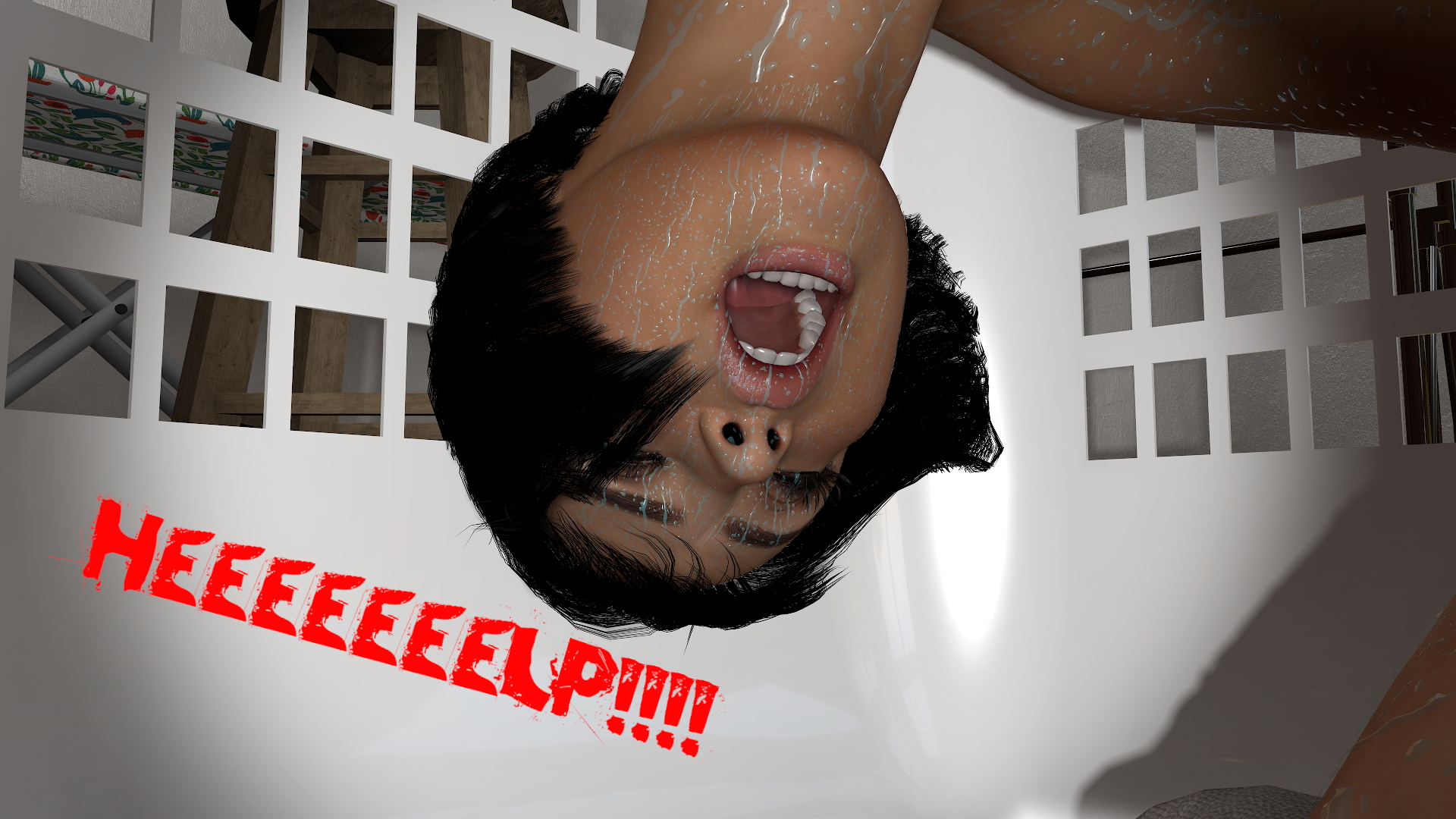 Dirty Laundry  Milf 3d Porn Big Tits Big Cock Cum Covered Stuck Rough Sex Doggy Style Deep throat Cunnilingus Cum In Throat 33