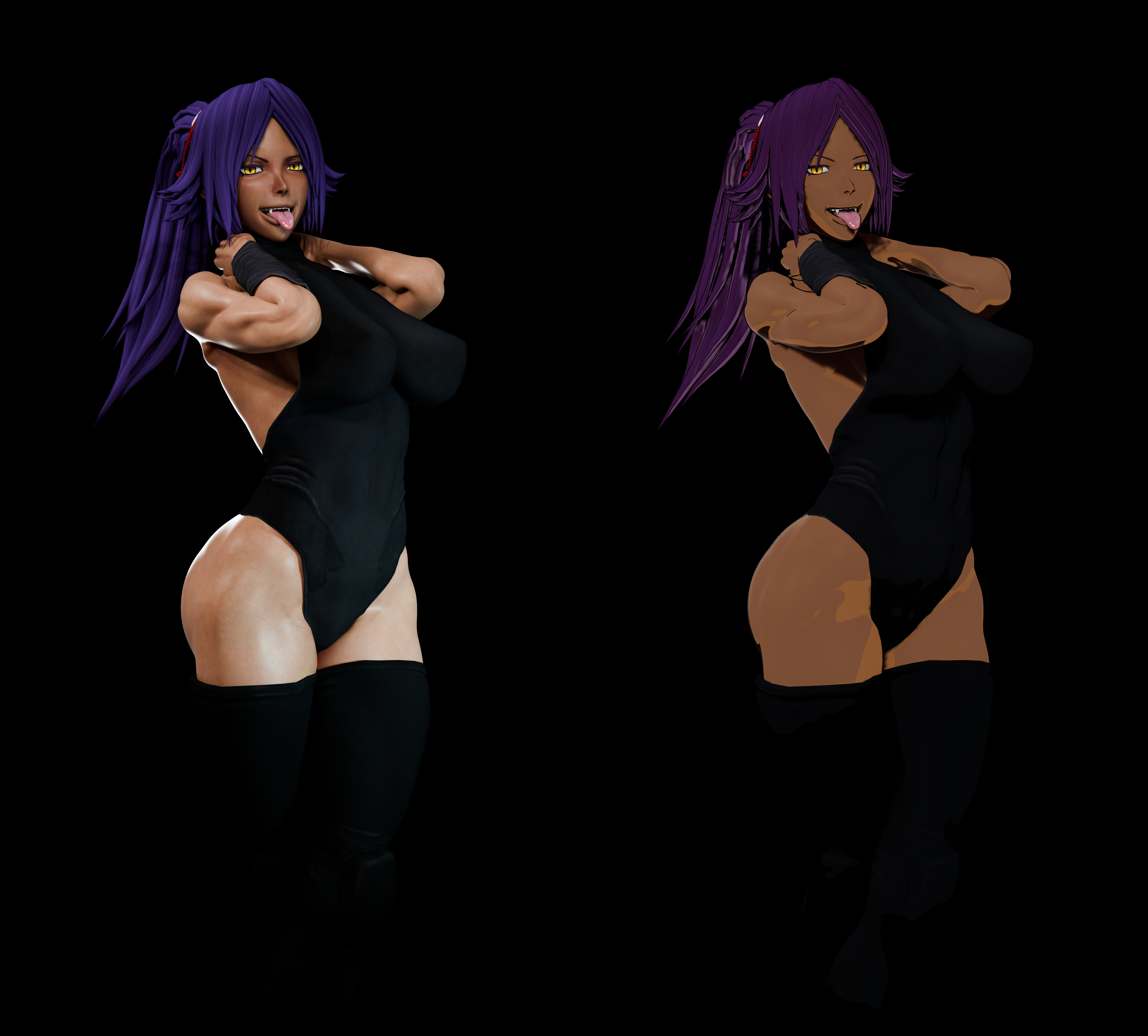 [POLL END][Yoruichi WiN] Next Animation with Yoruichi from Bleach!!!! (^˵◕ω◕˵^) Yoruichi Shihōin Nsfw Bleach 2