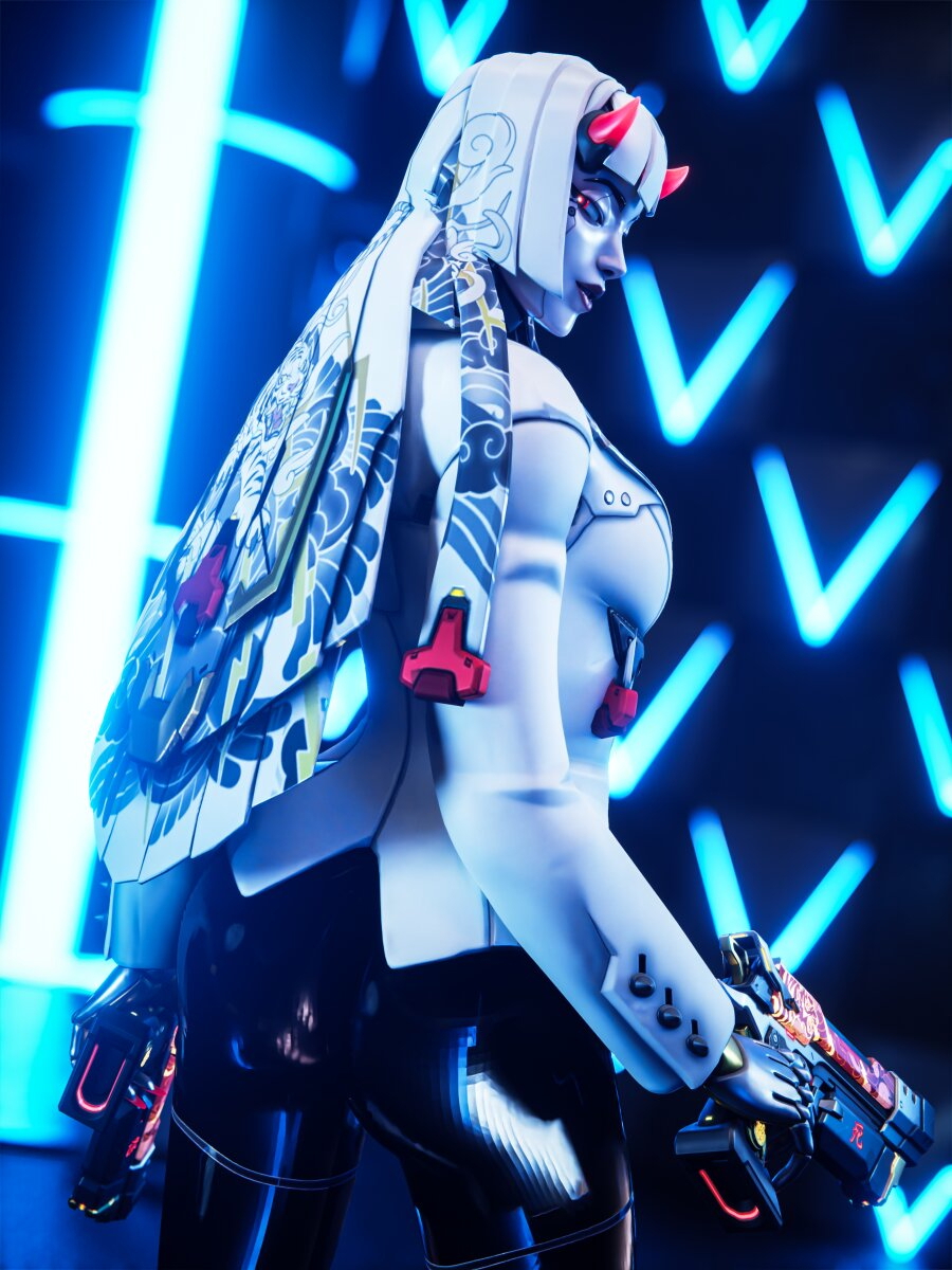 Shion Set Overwatch Feet Futa Futanari Cyberpunk Robot Robot Girl Ass 5