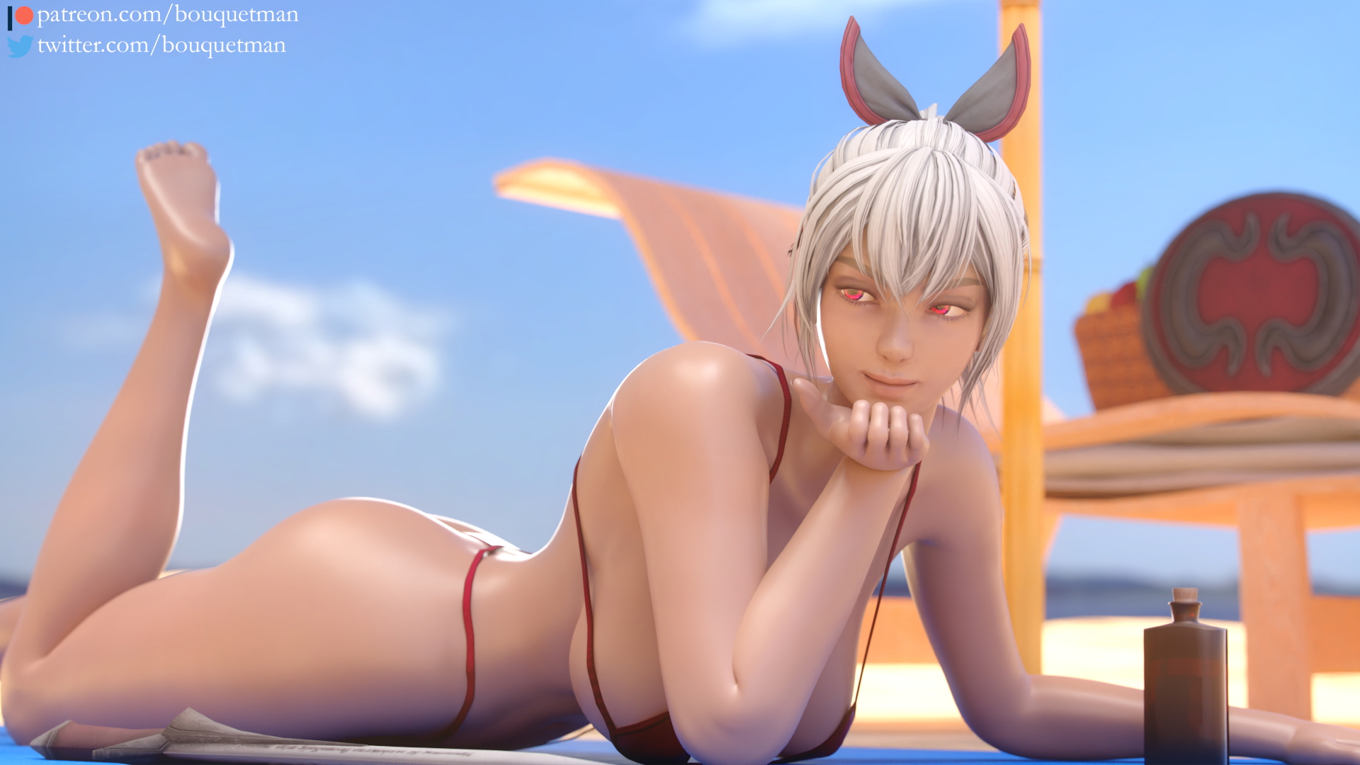 Cassandra Pin-up 2 Cassandra Alexandra Soul Calibur 3d Porn Pinup Nude Naked Pink Nipples Big Tits Big boobs Swimsuit Beach Pubic Hair Pussy 7