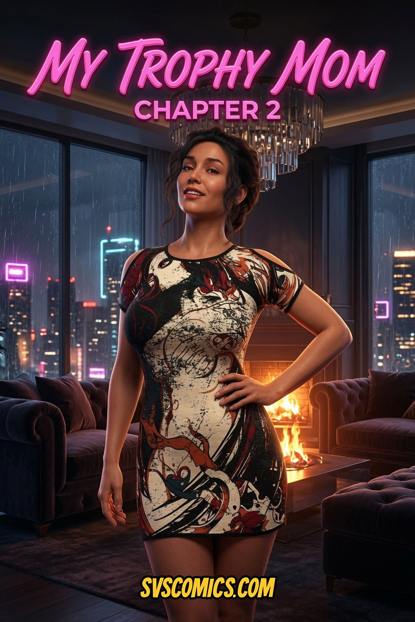 My Trophy Mom 2  Milf 3d Girl Dress Party Dress Sexy Standing Smile Hot