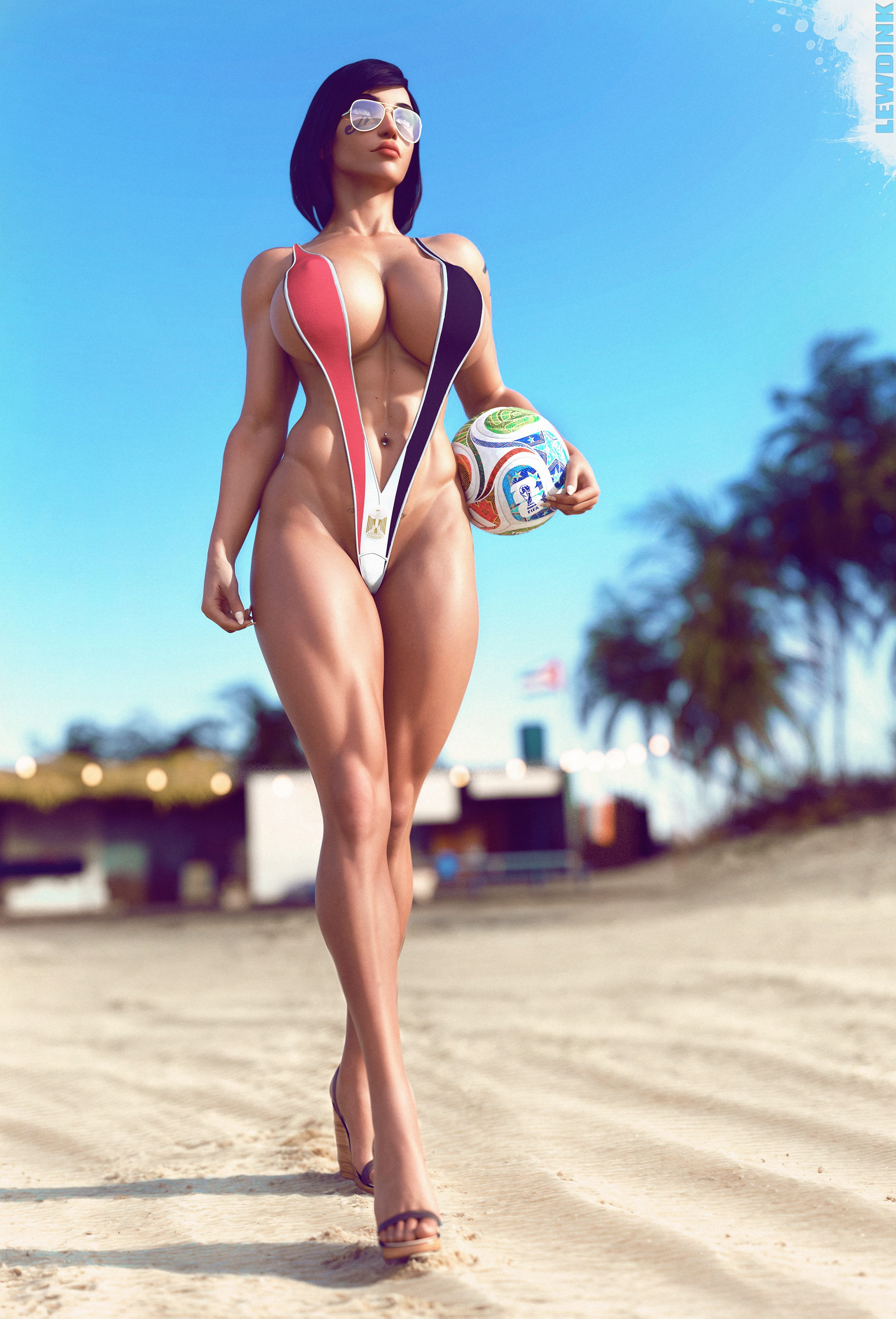 I ll be your coach from now on! What? No  don t let my bikini distract you  it shrunk when I laundered it... 
But that doesn t matter! Now  focus!