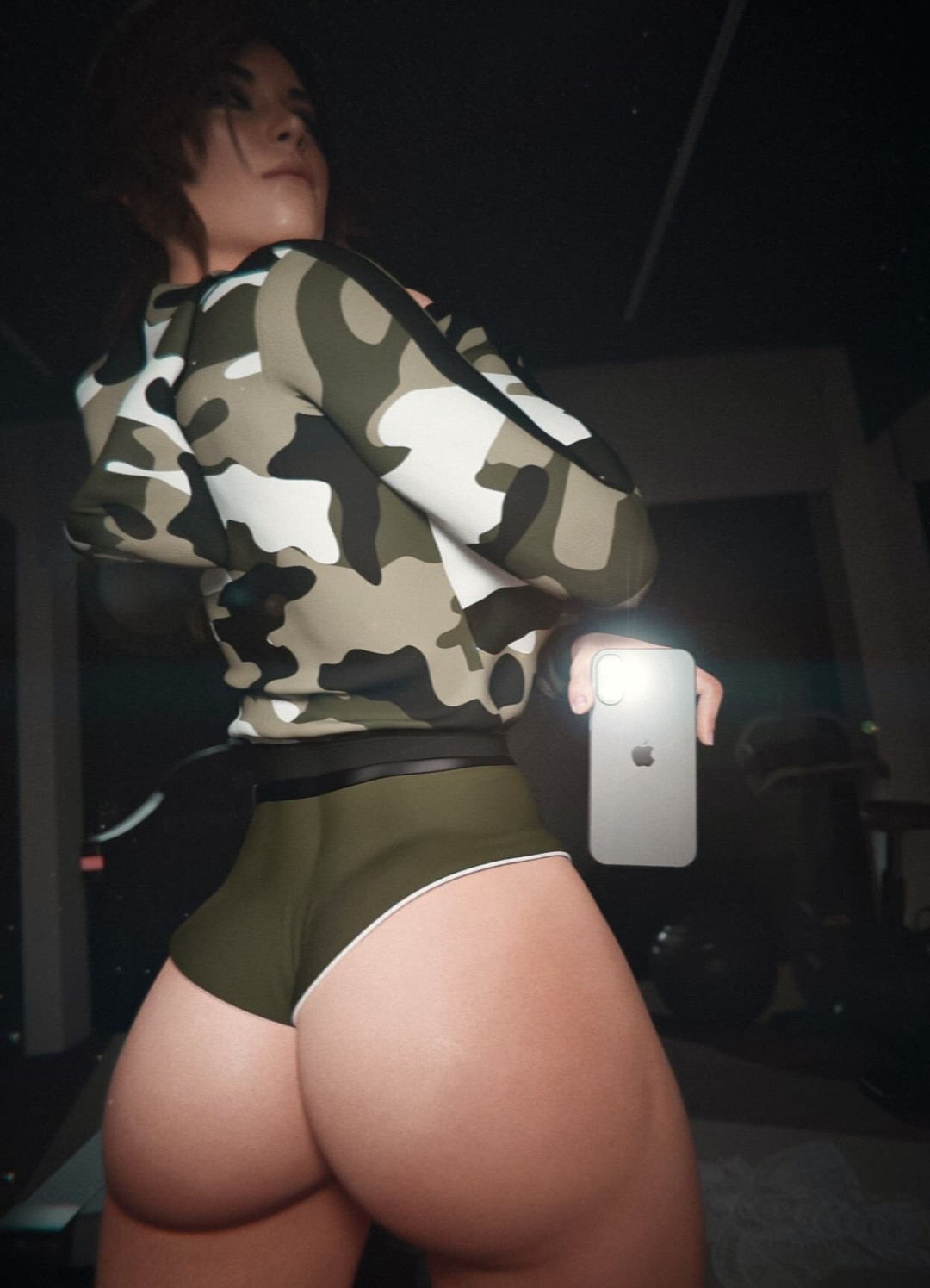 🤍lara croft🤍 Lara Croft Light Skinned Female Big Ass Bent Over Sexy Sexy Ass 3d Porn 6
