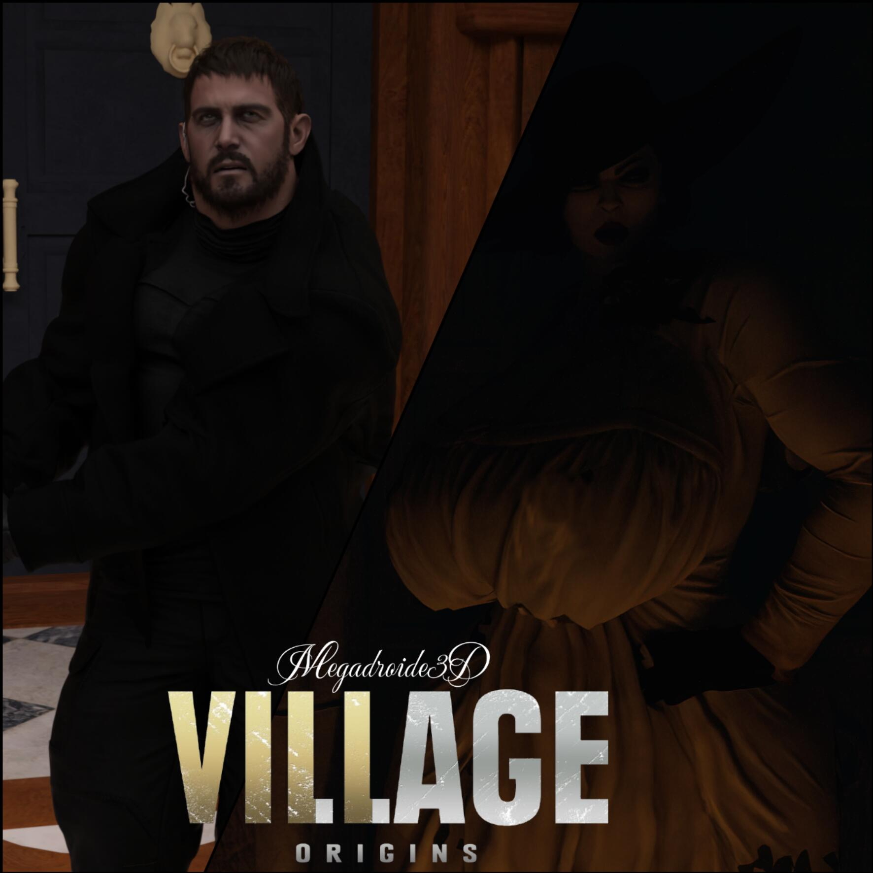 VILLAGE ORIGINS (RESIDENT EVIL) - IN PROGRESS / EN PROGRESO  Lady Dimitrescu Resident Evil Resident Evil 8: Village Bigbreasts Muscle Big penis