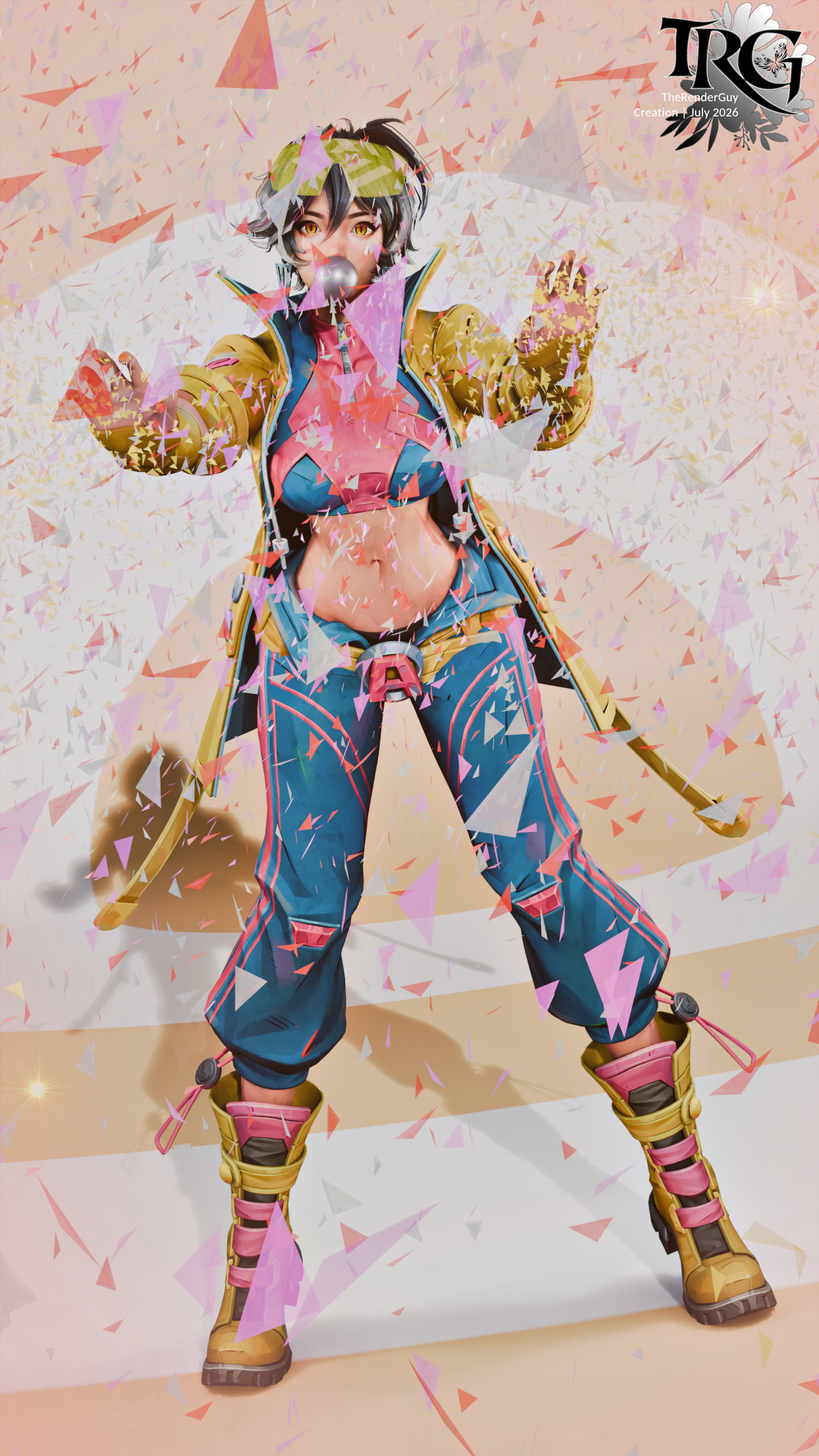 Jubilee striking her power pose  UHD  SFW