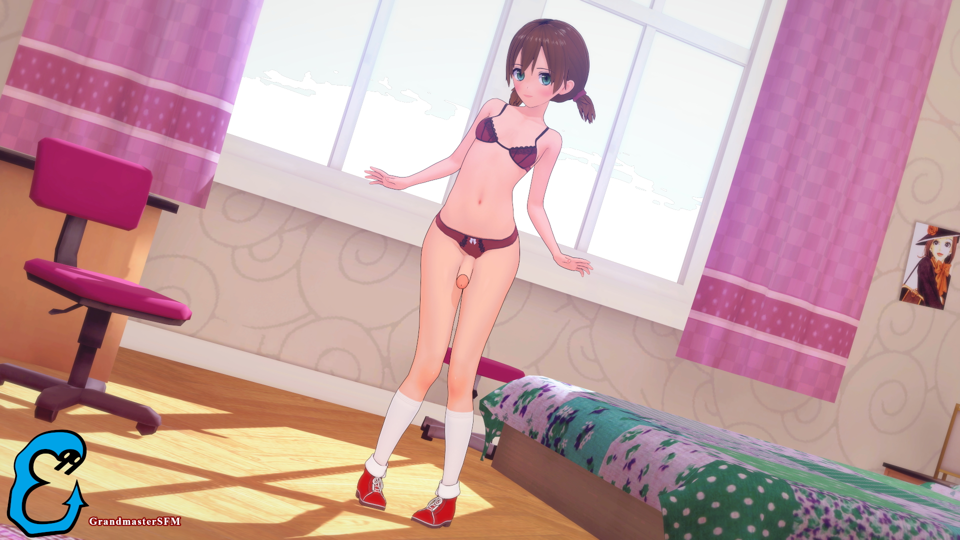 Brooklyn Marnez Original Character Original Futanari Futa Dickgirl Breasts Boobs Tits 4
