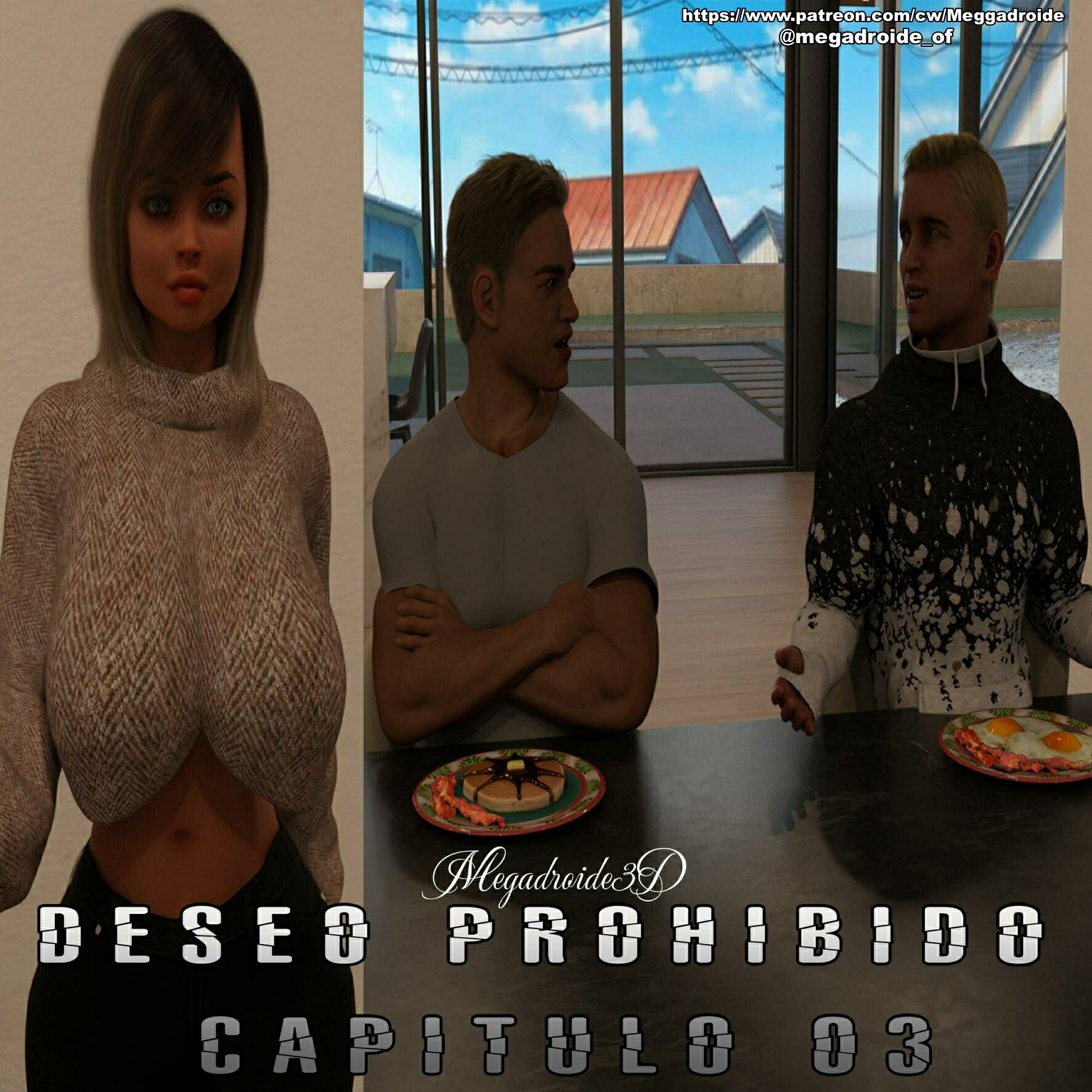 FORBIDDEN DESIRE CHAPTER 03 - IN PROGRESS / DESEO PROHIBIDO CAPITULO 03 - EN PROGRESO Original Character Milf Harem Incest Original Series Comic Big Ass Big Breasts Muscle Big Penis 2