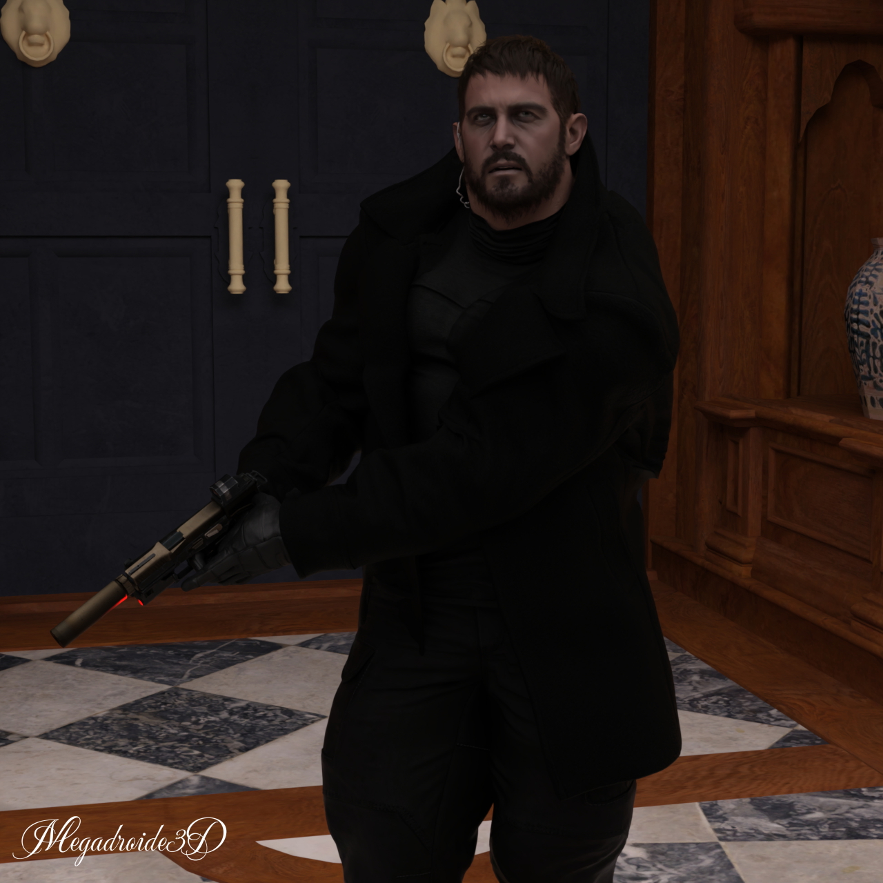 VILLAGE ORIGINS - CHAPTER 01 - (35 pages) Resident Evil Lady Dimitrescu Comic Big Ass Big Dick Vaginal Penetration Muscle Bondage Vampire 2