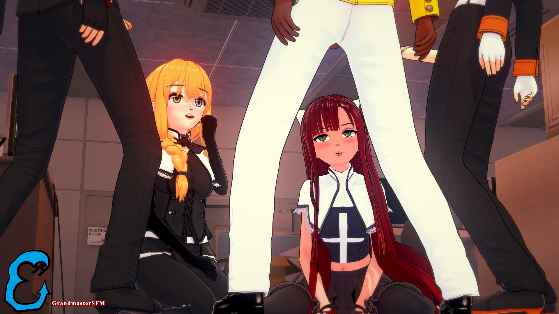 The Spiritual Assessment Original Character Original Nun Group 2girls Breasts Boobs Tits Cock Penis Dick Black Cock Dark Skinned Male Pubic Hair Big Balls Testicles 3