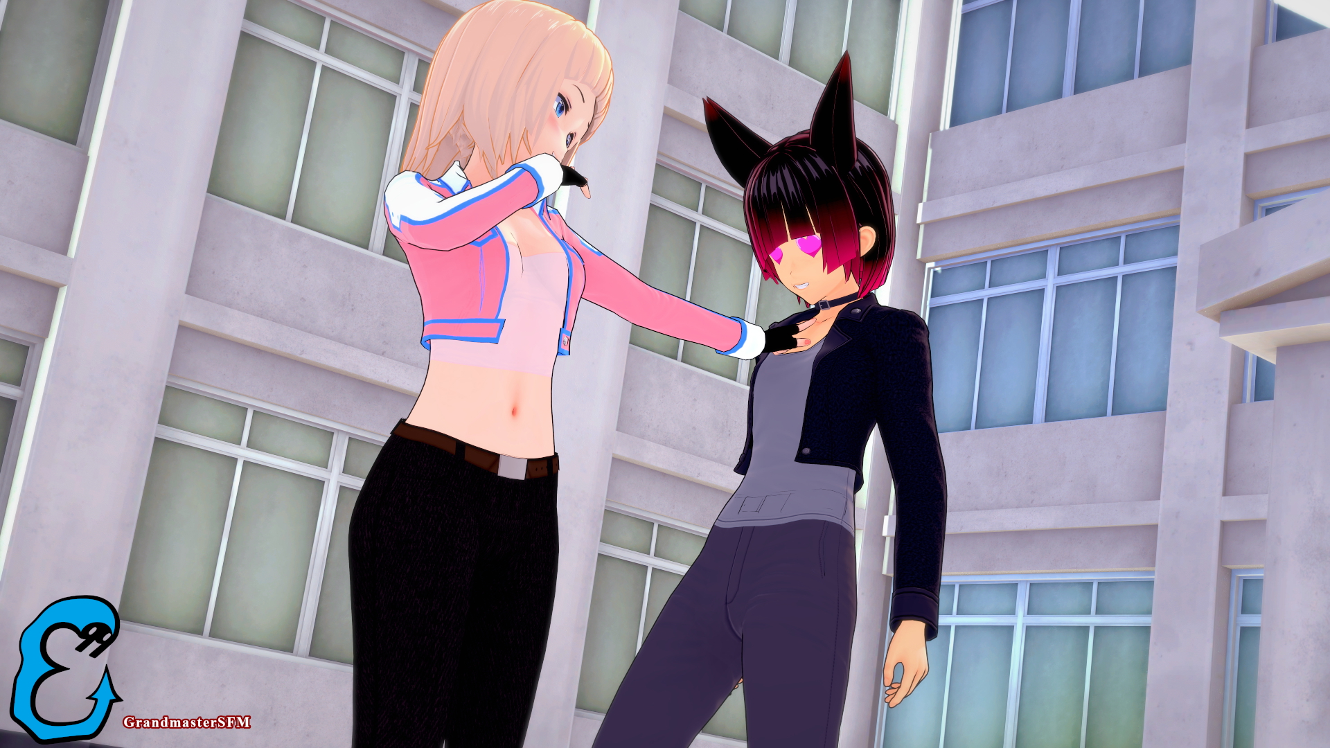 The Agressive Unit (+Bonus) Original Character Original Futanari Futa Male On Futa Breasts Boobs Tits Dickgirl Glasses Animal Ears Dick Cock Penis Standing Standing Doggy Standing Sex Fuck From Behind From Behind 4