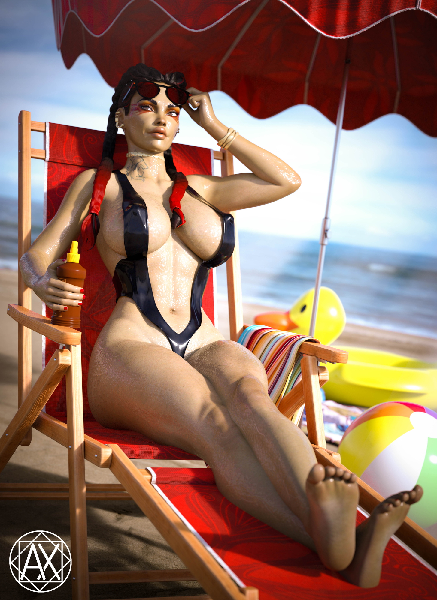 Loba swinsuit Apex Legends Loba Nude Futa Pussy Big Tits Big Cock 2