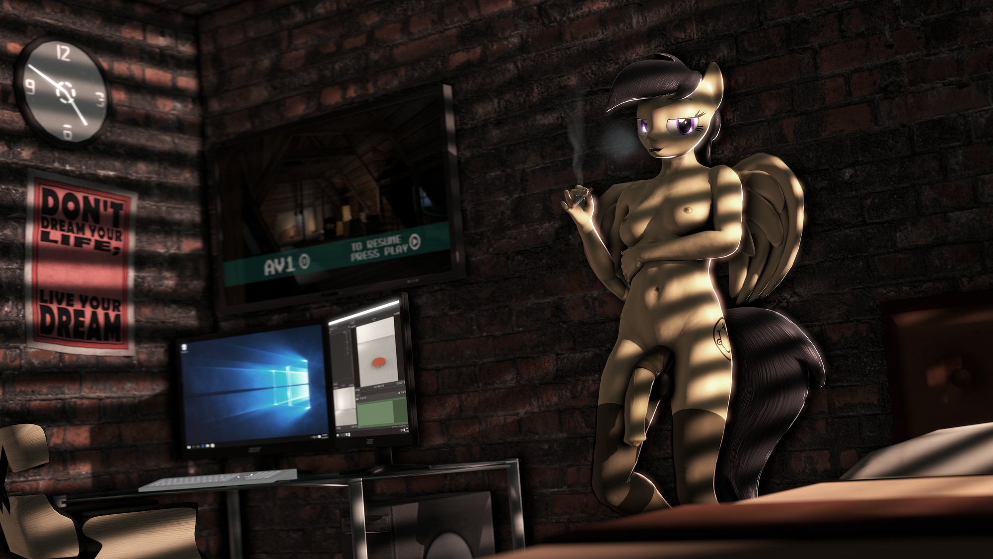 Artistic pic My Little Pony 3d Porn Horse Pony Anthro Futanari Futa Big Cock Horsecock