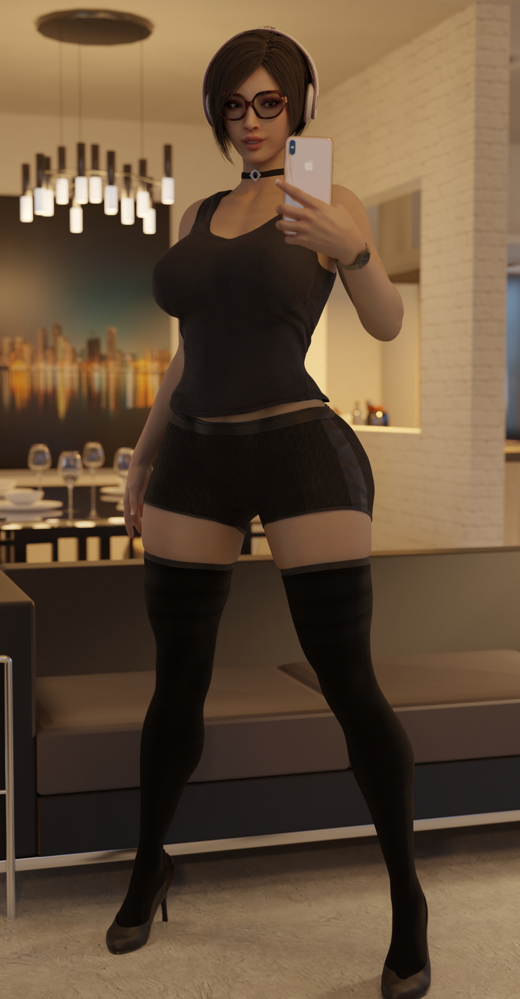 Ada Outfit Ada Wong Resident Evil 3d Porn Outfit Sexy Glasses 2