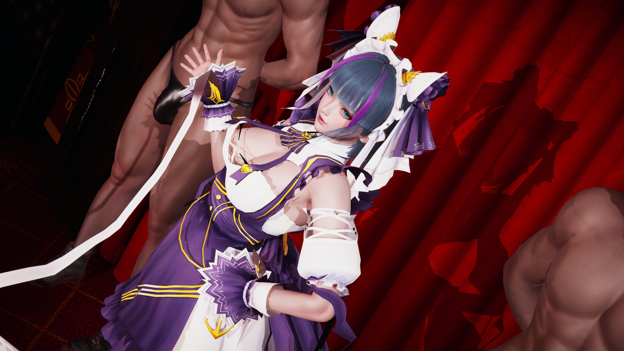Honey Select 2 - Cat Cat / Cheshire Honey Select 2 Cheshire Azur Lane Petite Teen Hentai 3d Porn Pussy Pink Nipples Natural Boobs Natural Tits Sex Threesome Doggy Style Anal Sex Anal Pussy Penetration Nude Naked Double Penetration Fat 4