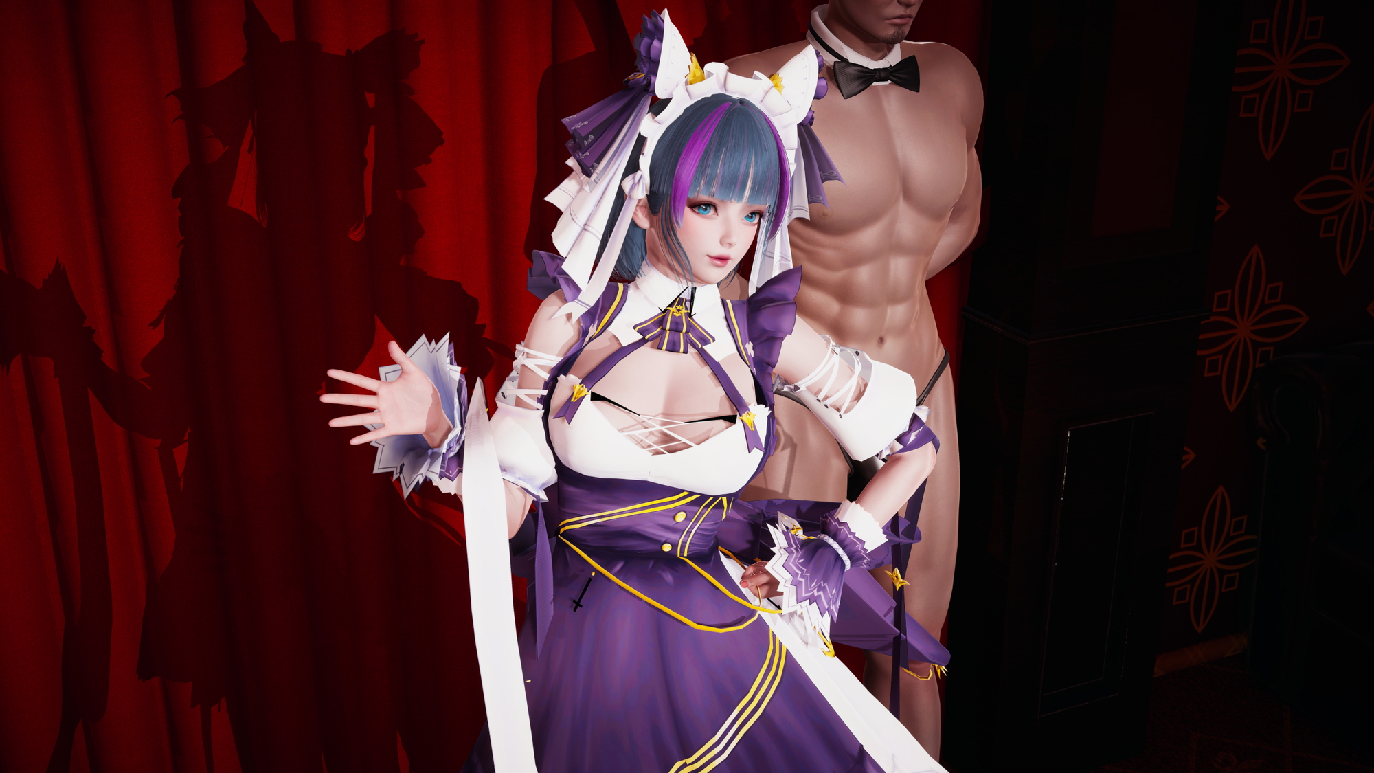Honey Select 2 - Cat Cat / Cheshire Honey Select 2 Cheshire Azur Lane Petite Teen Hentai 3d Porn Pussy Pink Nipples Natural Boobs Natural Tits Sex Threesome Doggy Style Anal Sex Anal Pussy Penetration Nude Naked Double Penetration Fat 5