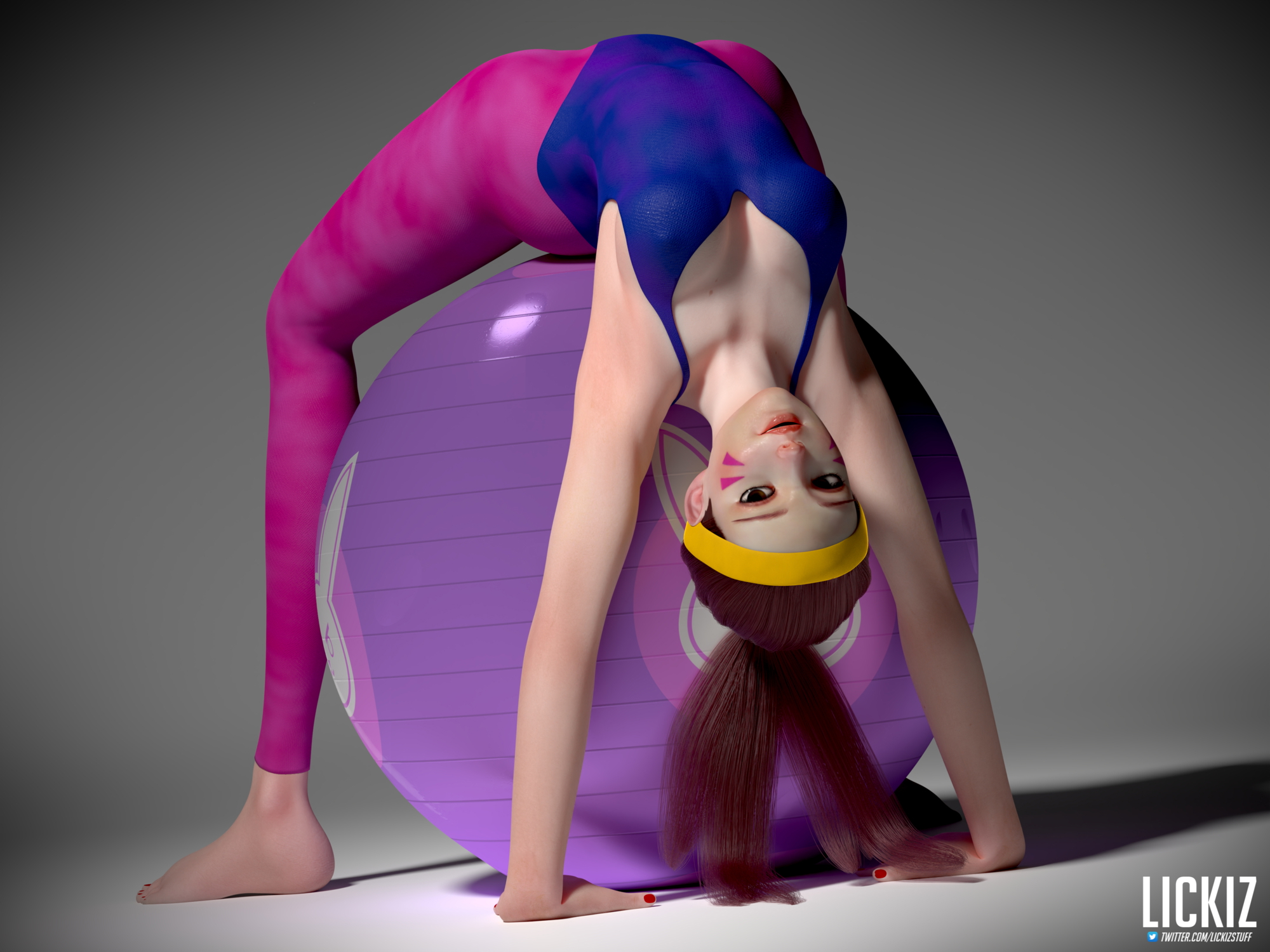 Hanas Photo Shooting D.va Overwatch Dva (overwatch) Naked Boobs Big Tits Thighs Posing Pussy 17