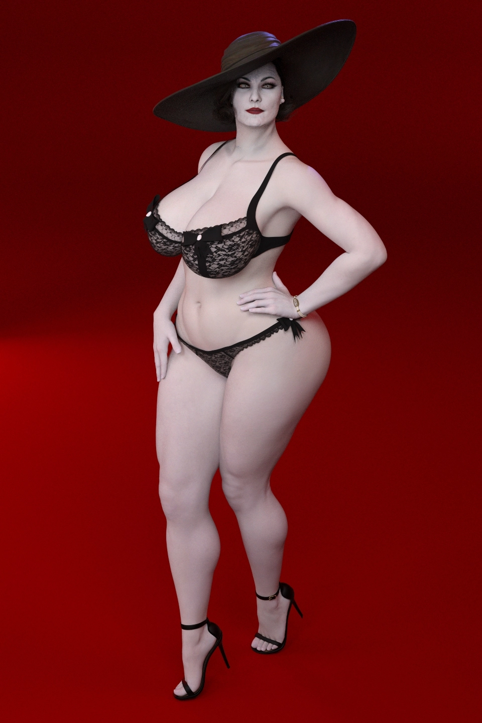Naked Lady Alcina Dimitrescu ! Lady Dimitrescu Resident Evil Resident Evil 8: Village Rule34 Milf Big Ass Big Breasts Naked Thick Videogame 3d Porn 3d Girl Tall Girl Curvy High Heels 2