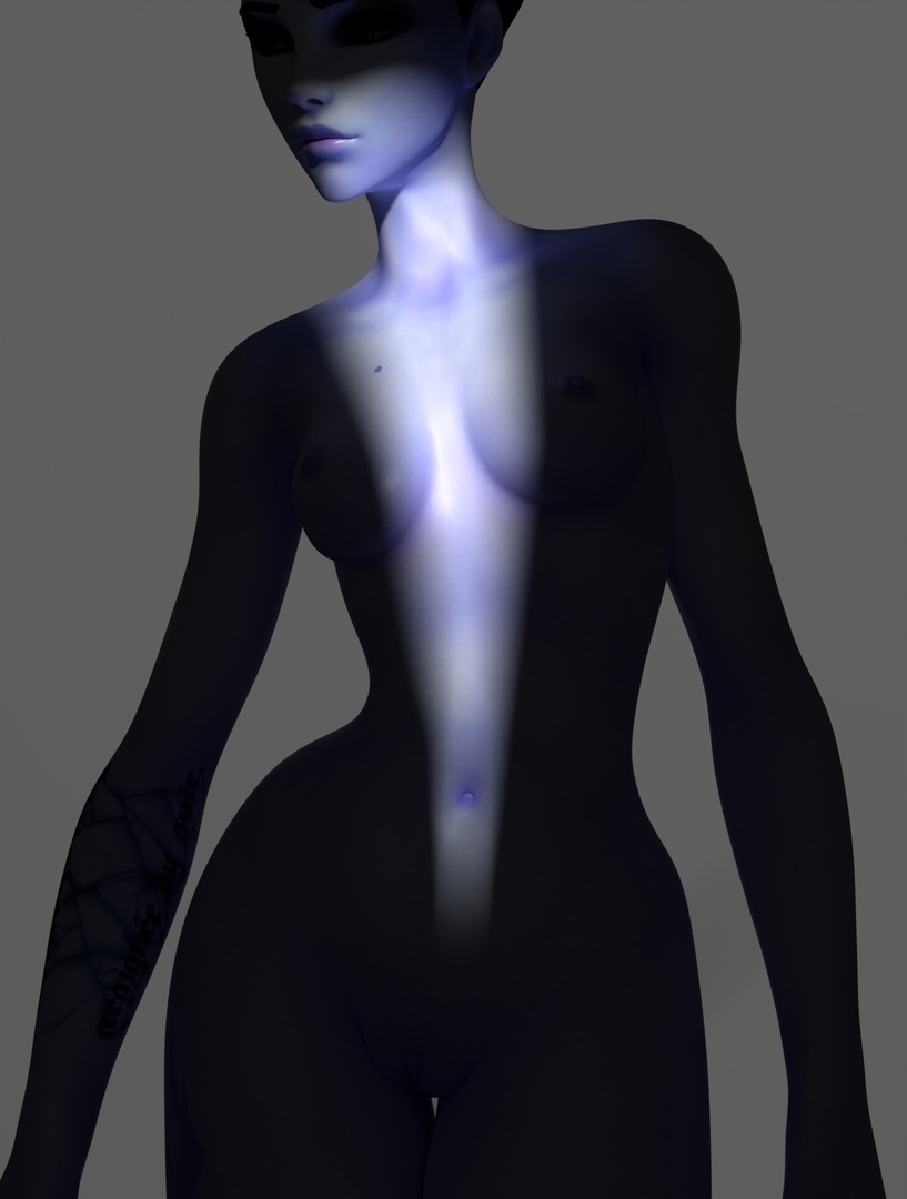 Play of shadows. Widowmaker. (2/2) Overwatch Widowmaker Tits Pussy