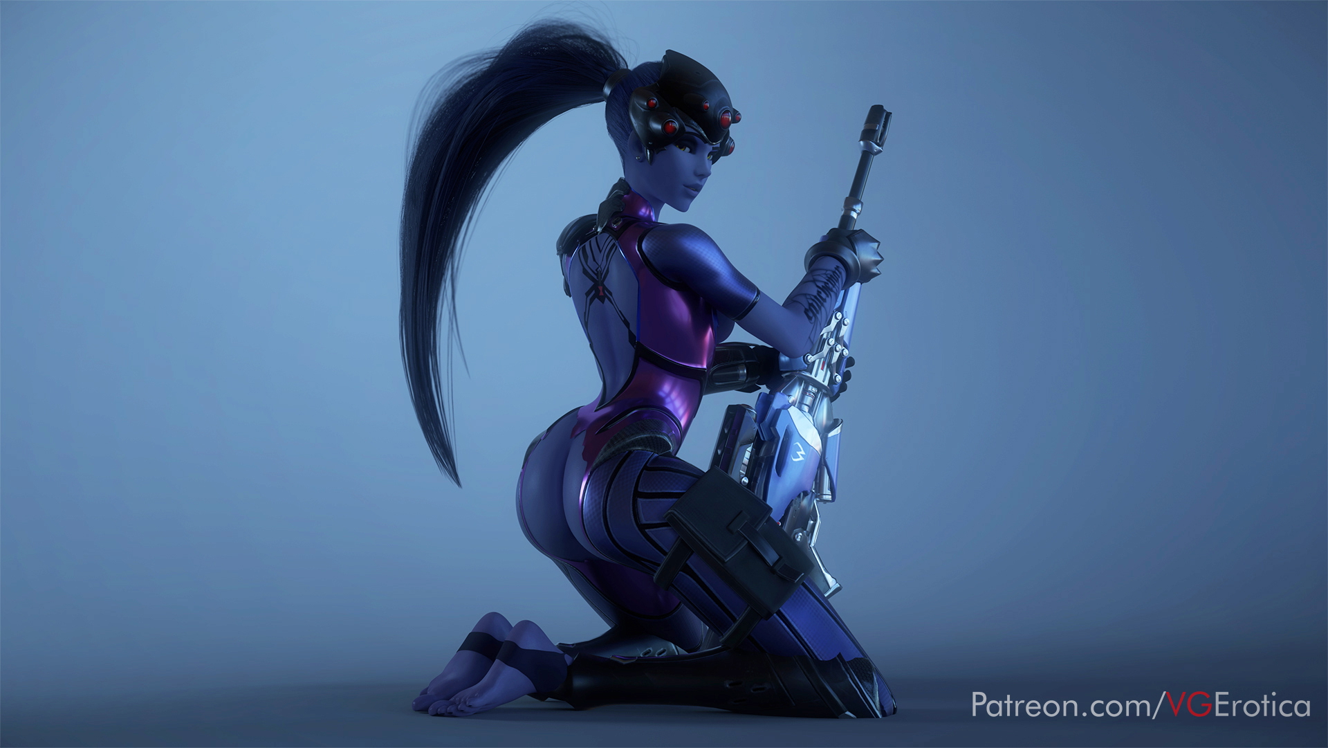Widow Overwatch Widowmaker 3d Porn Booty Sexy Feet