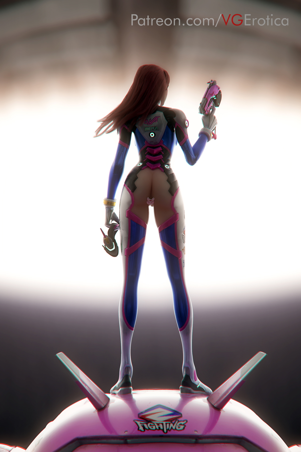 D.va 3 Overwatch Dva (overwatch) 3d Porn Sexy Ass Booty Pussy