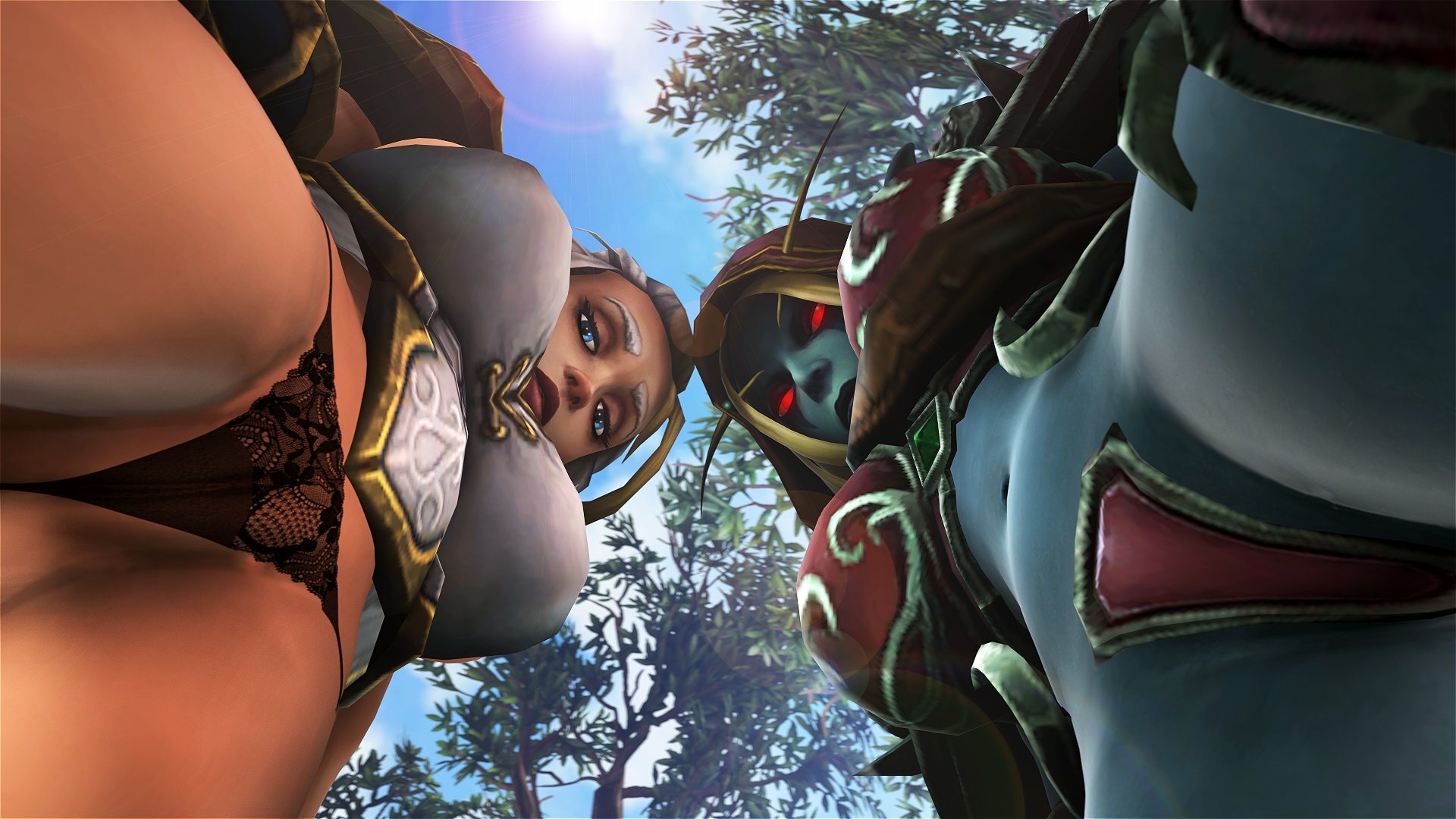Which side will you choose? Sylvanas Jaina Proudmoore World Of Warcraft Female
