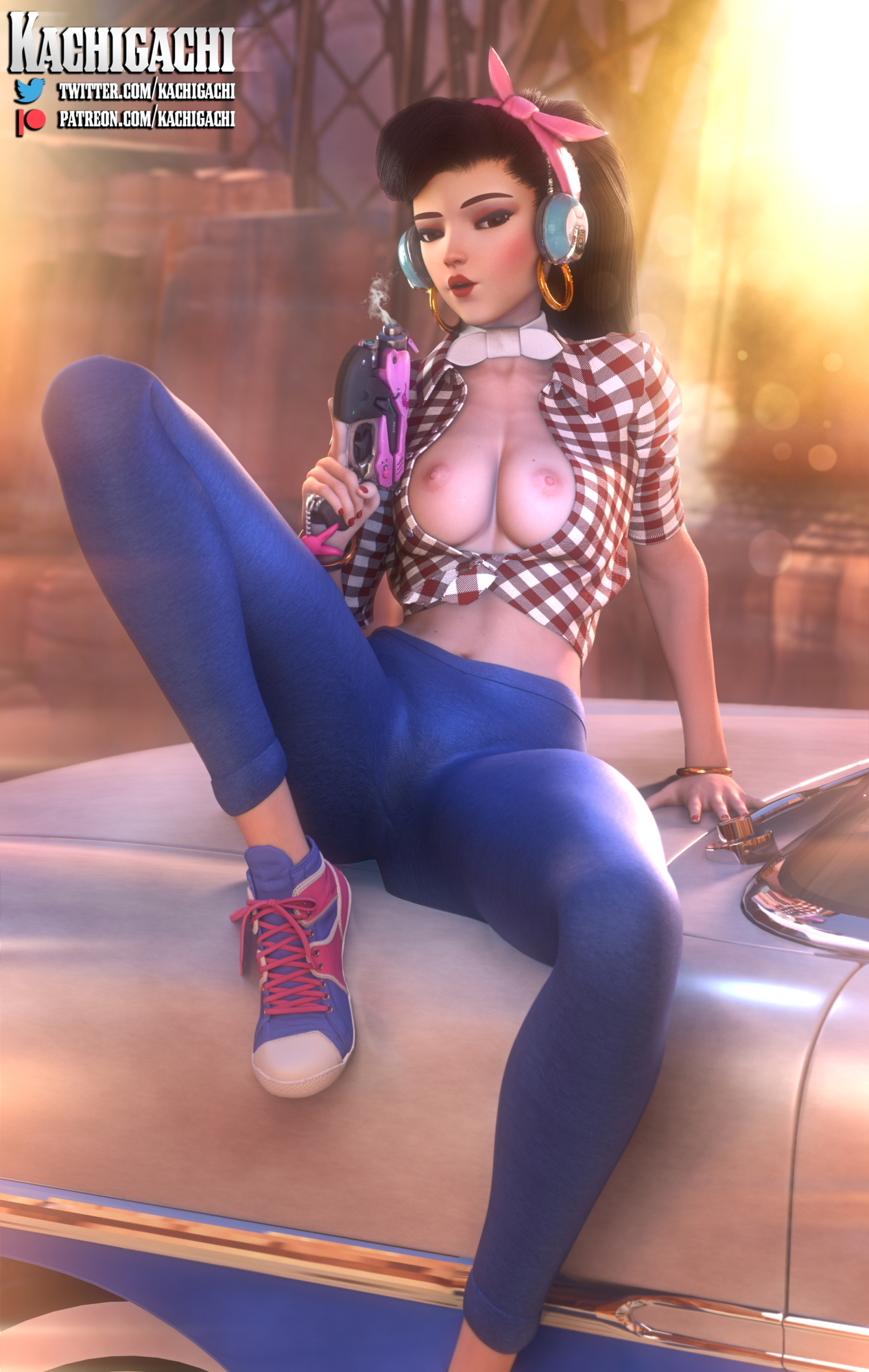 D.Va (Cruiser) Overwatch Dva (overwatch) D.va Pinup Breasts 2