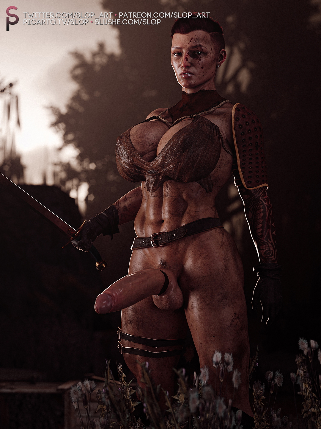 The Colosseum Encounter - Part II Slushe 3d Porn Futanari Futa Big Cock Big Tits Big Breasts Big boobs Bwc Prison Restrained Cumshot Feetjob Barefoot Lift Up Fuck From Behind Anal Anal Penetration Anal Sex Rape